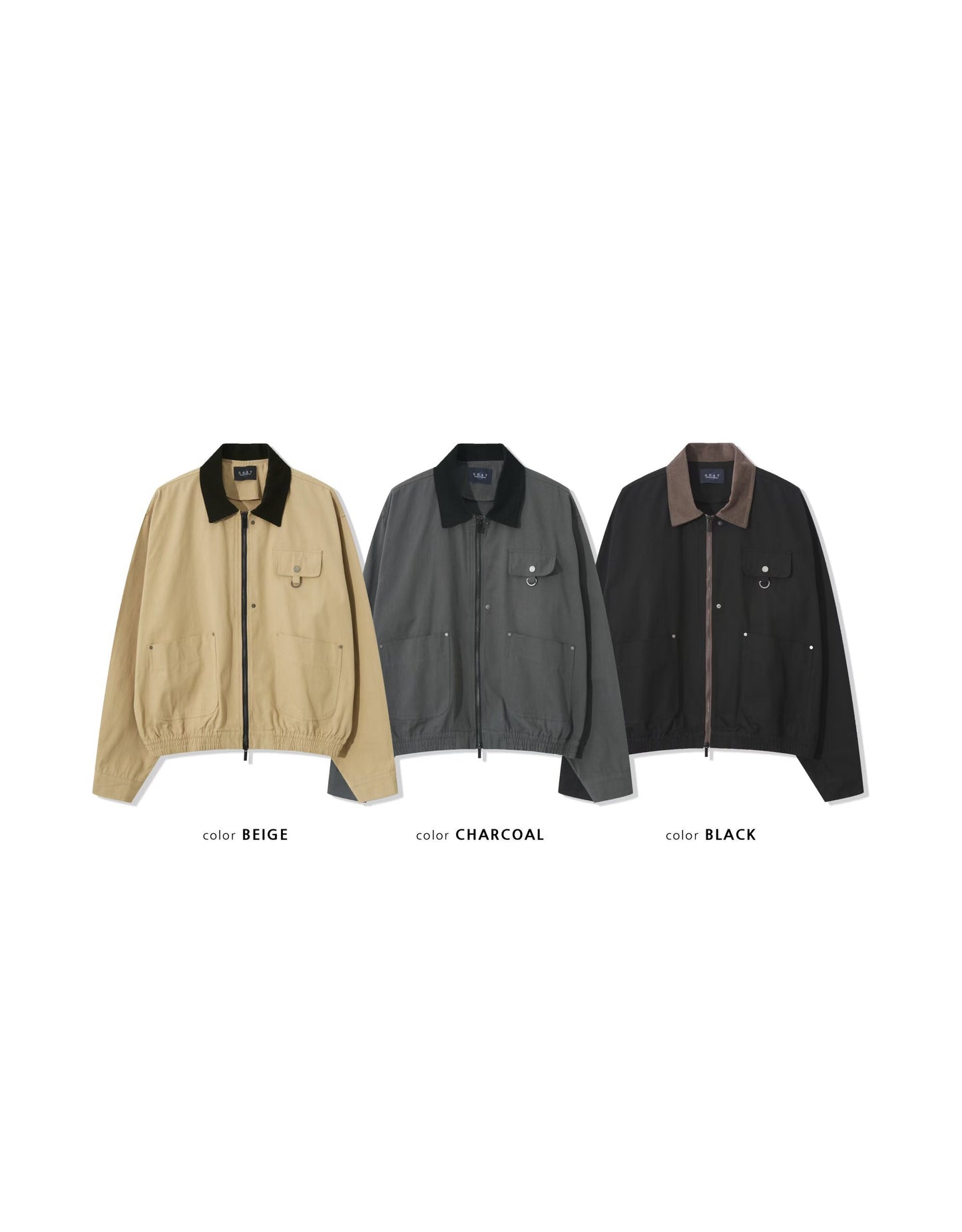 Colorblock Cotton Jacket