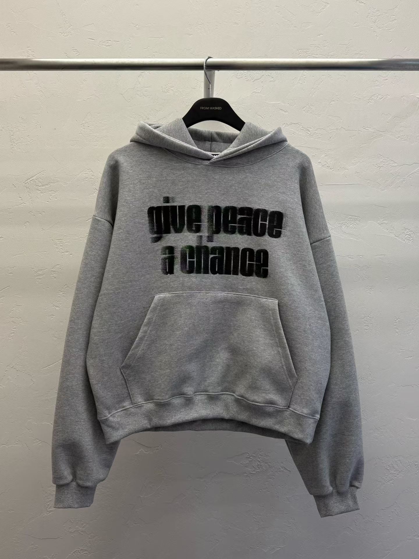 give peace a chance short hoodie