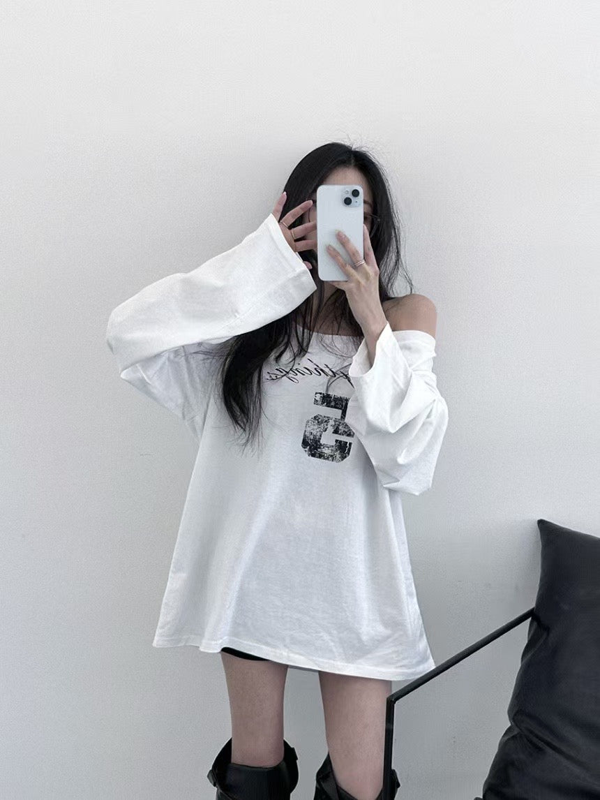 Multi-Style Cold Shoulder T-Shirt