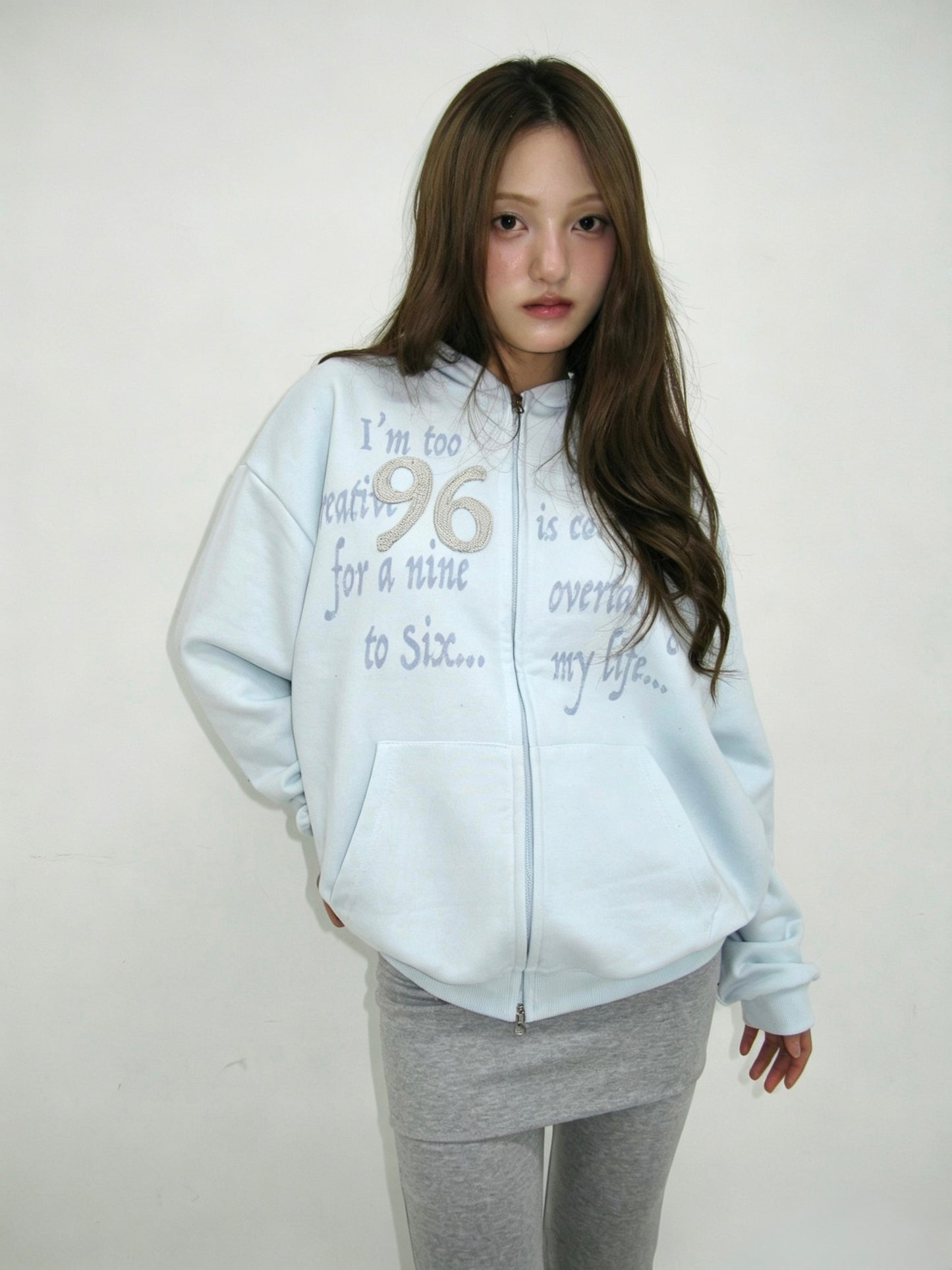 Two-Way Graphic Hoodie