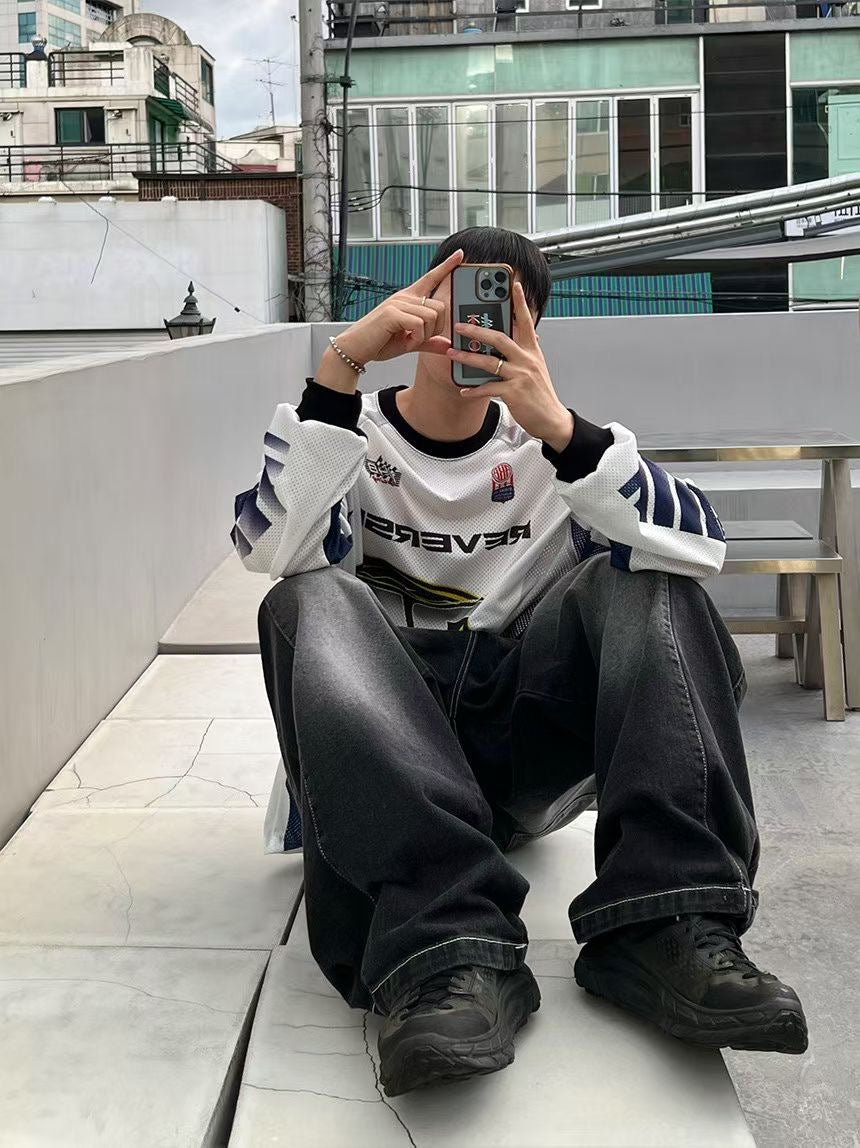 Buckle-Accented Jeans