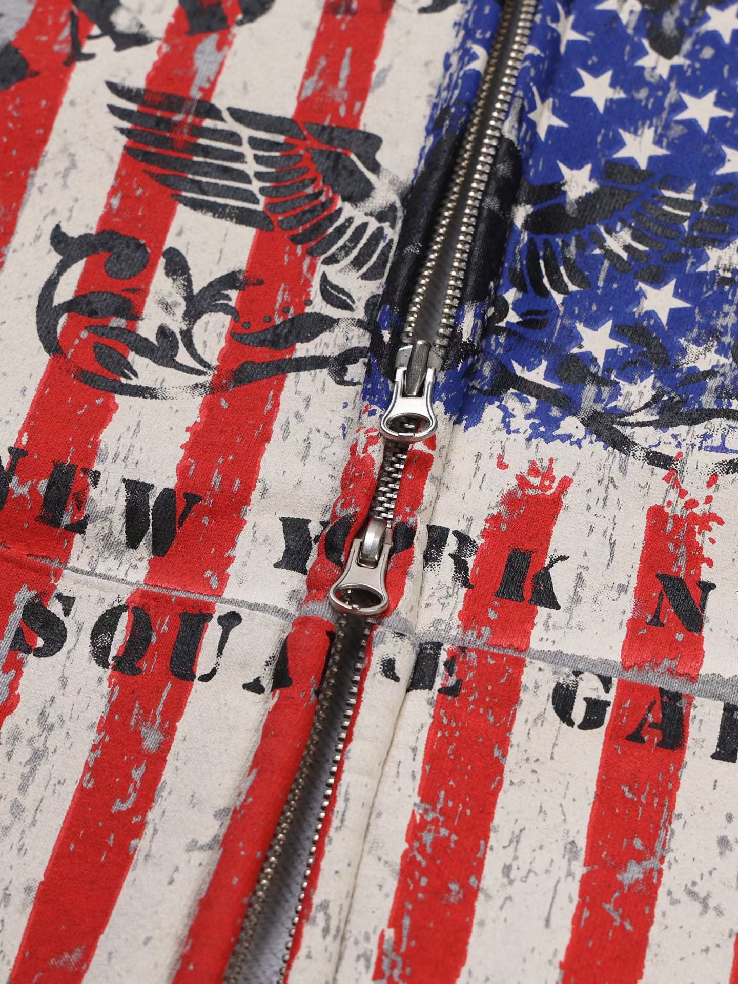 American Flag Zip-Up