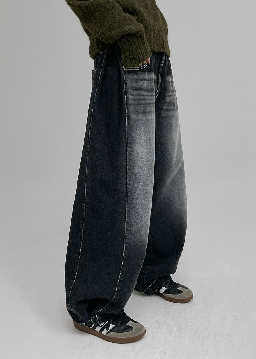 Buckle-Accented Jeans