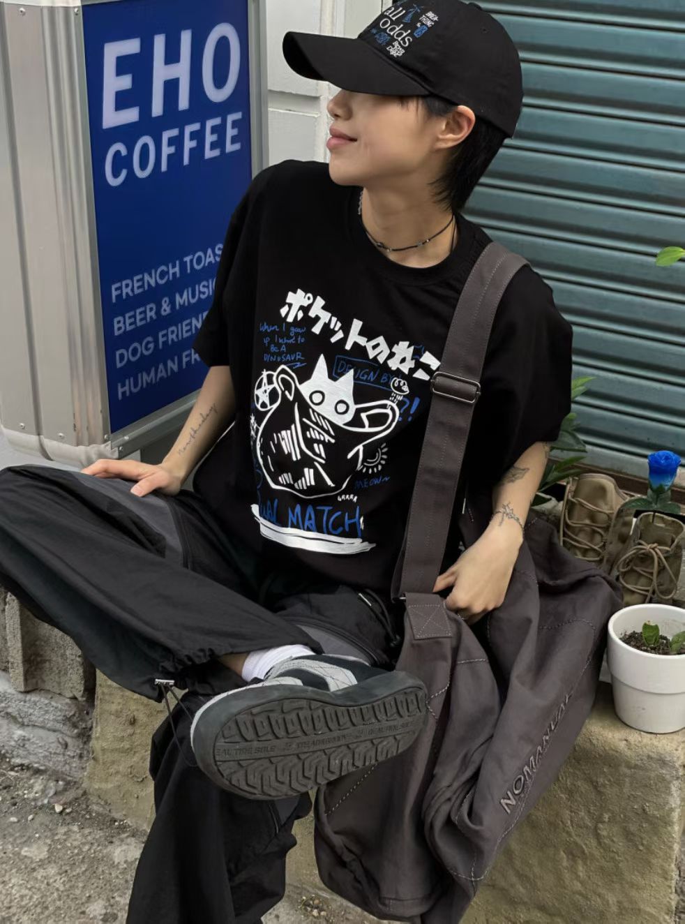Neko Scribble T-Shirt