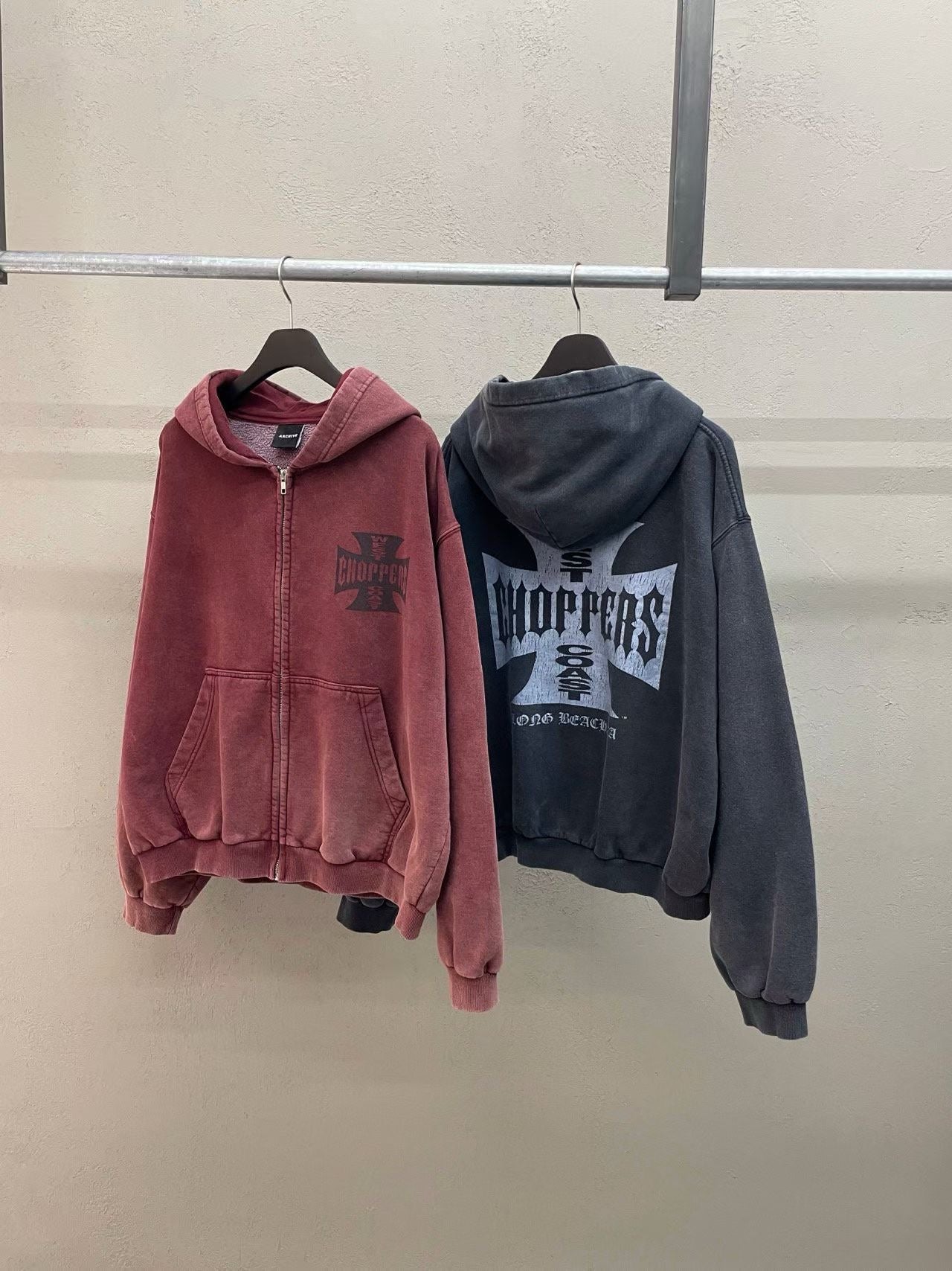 Vintage Western Zip Hoodie