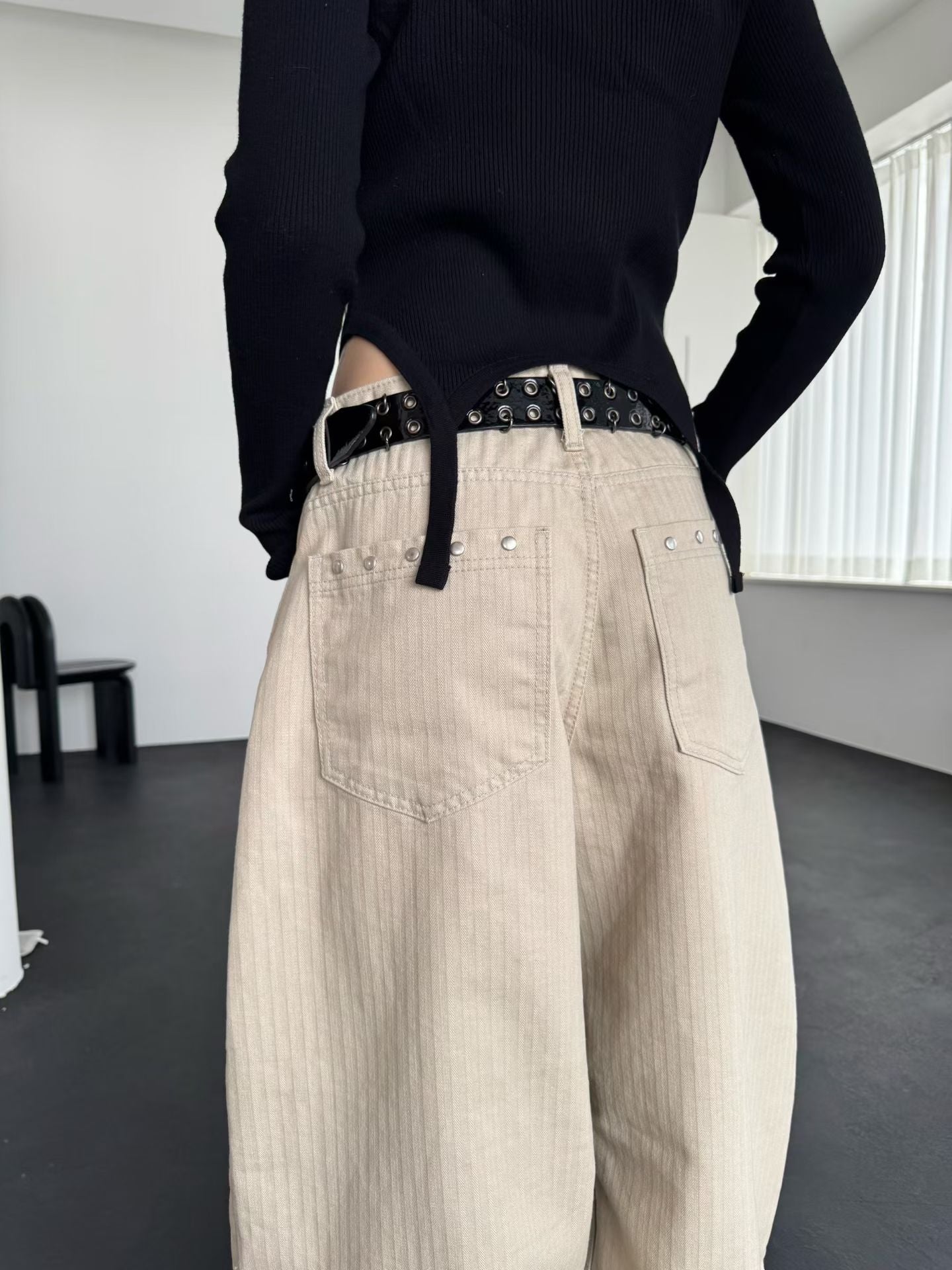 Studded Pocket Pants