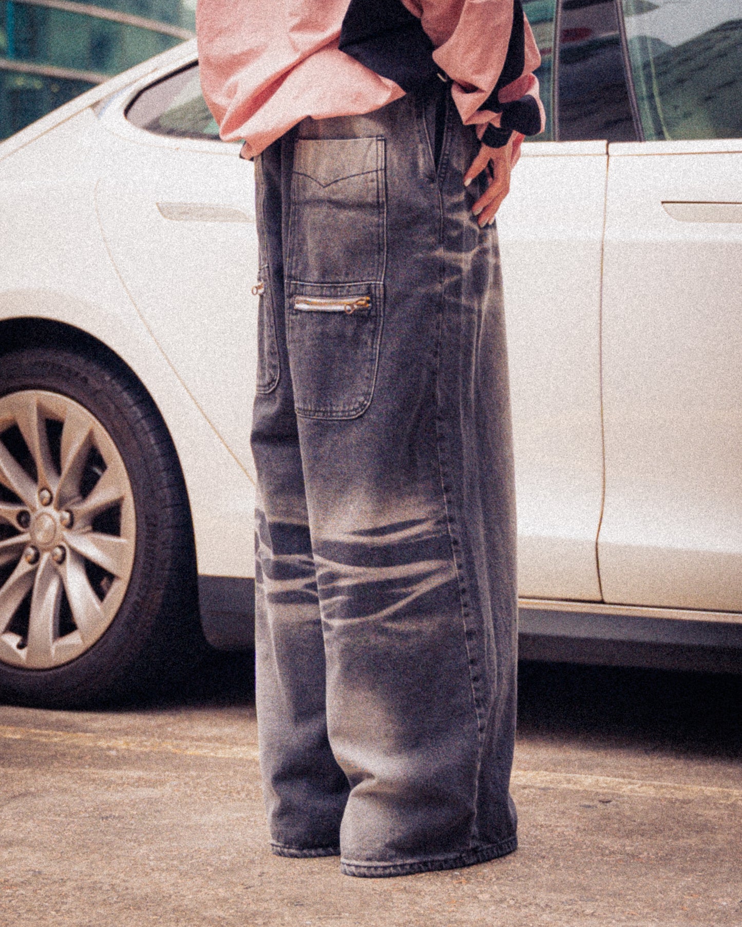 UNISEX WIDE JEANS