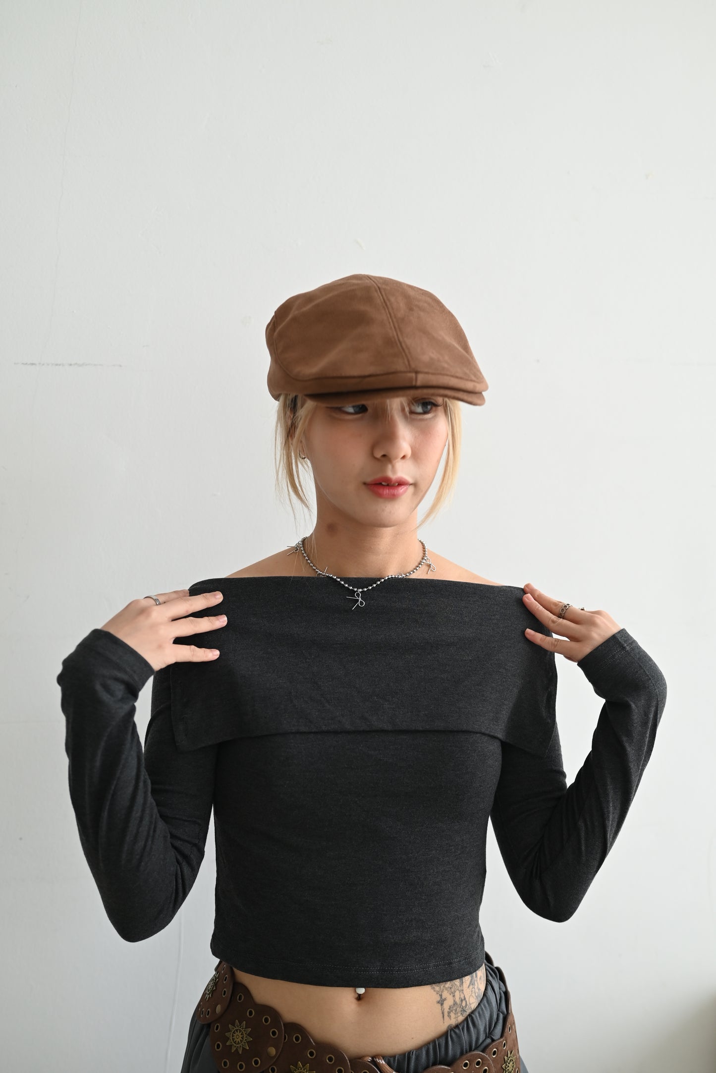 Suede Vintage Hat