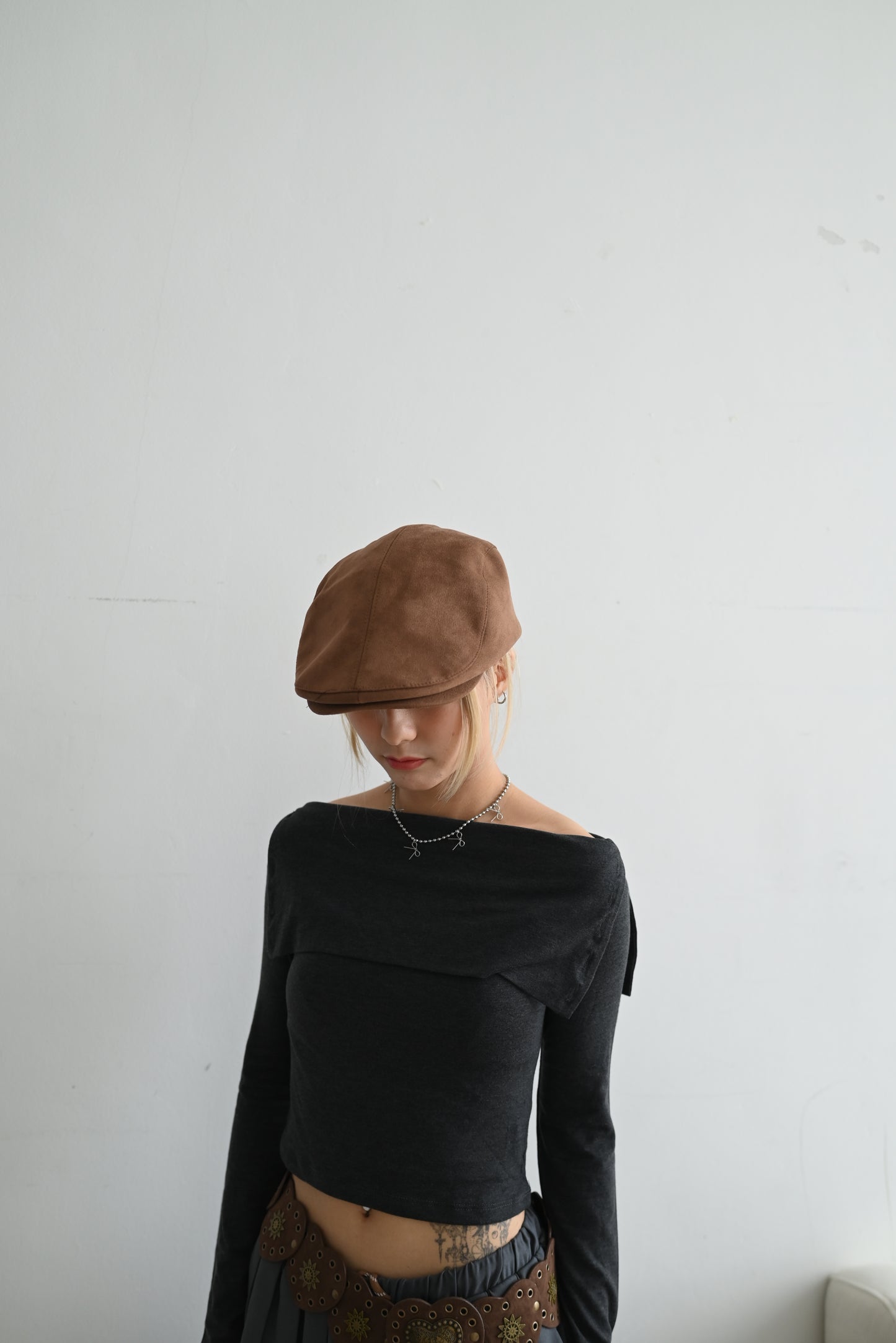 Suede Vintage Hat