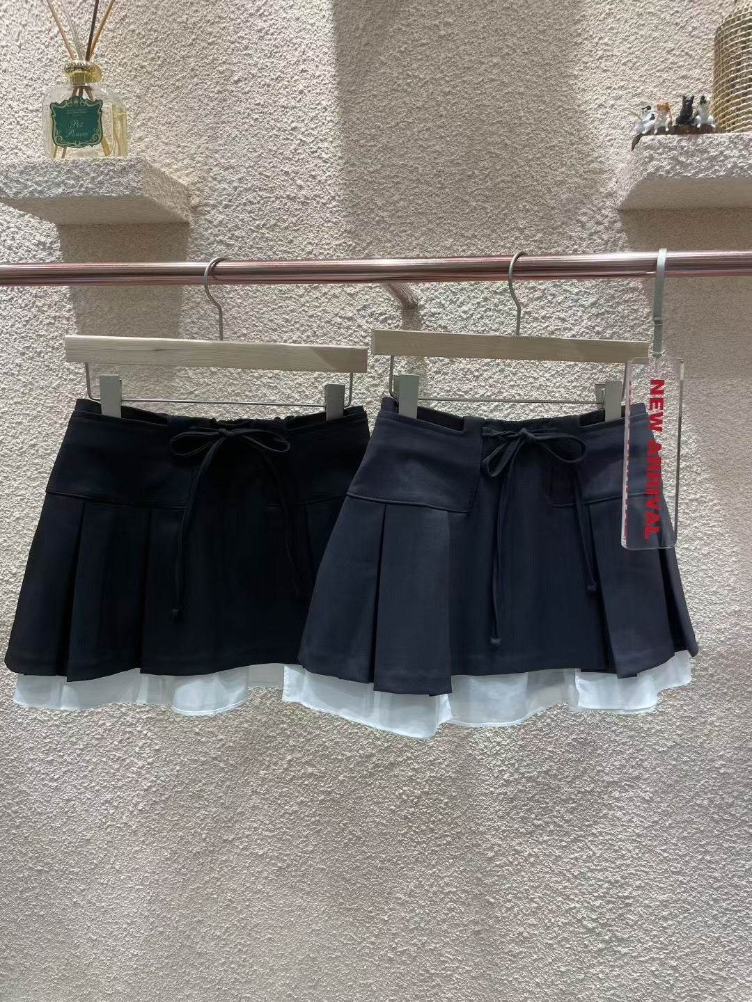 Pleated Pocket Skirt