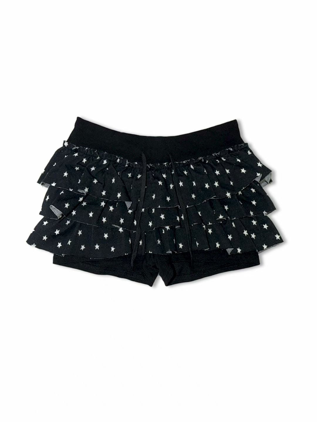 Star-Layered Mini Skirt