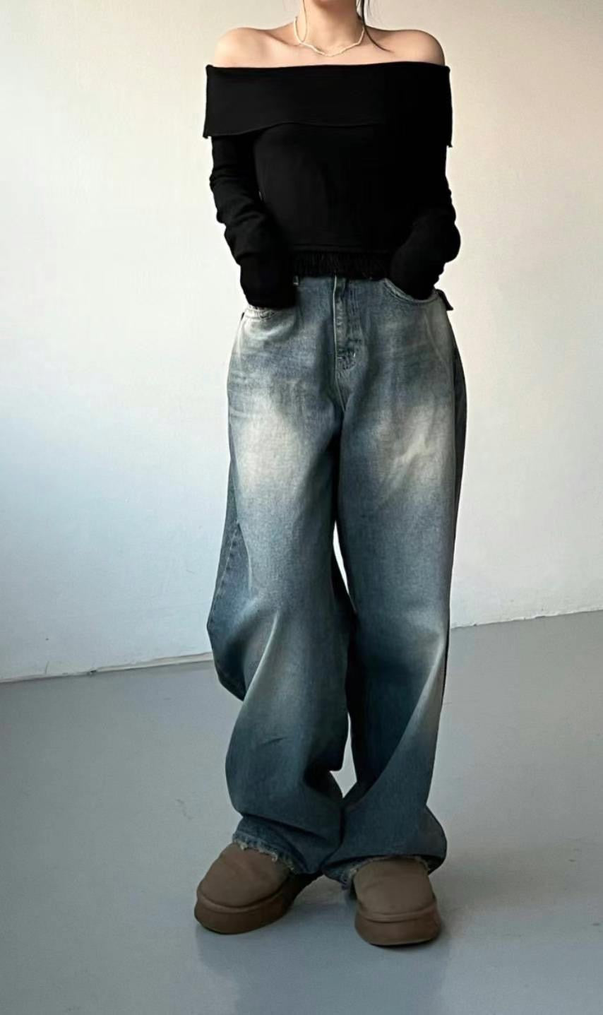 Loop pocket jeans