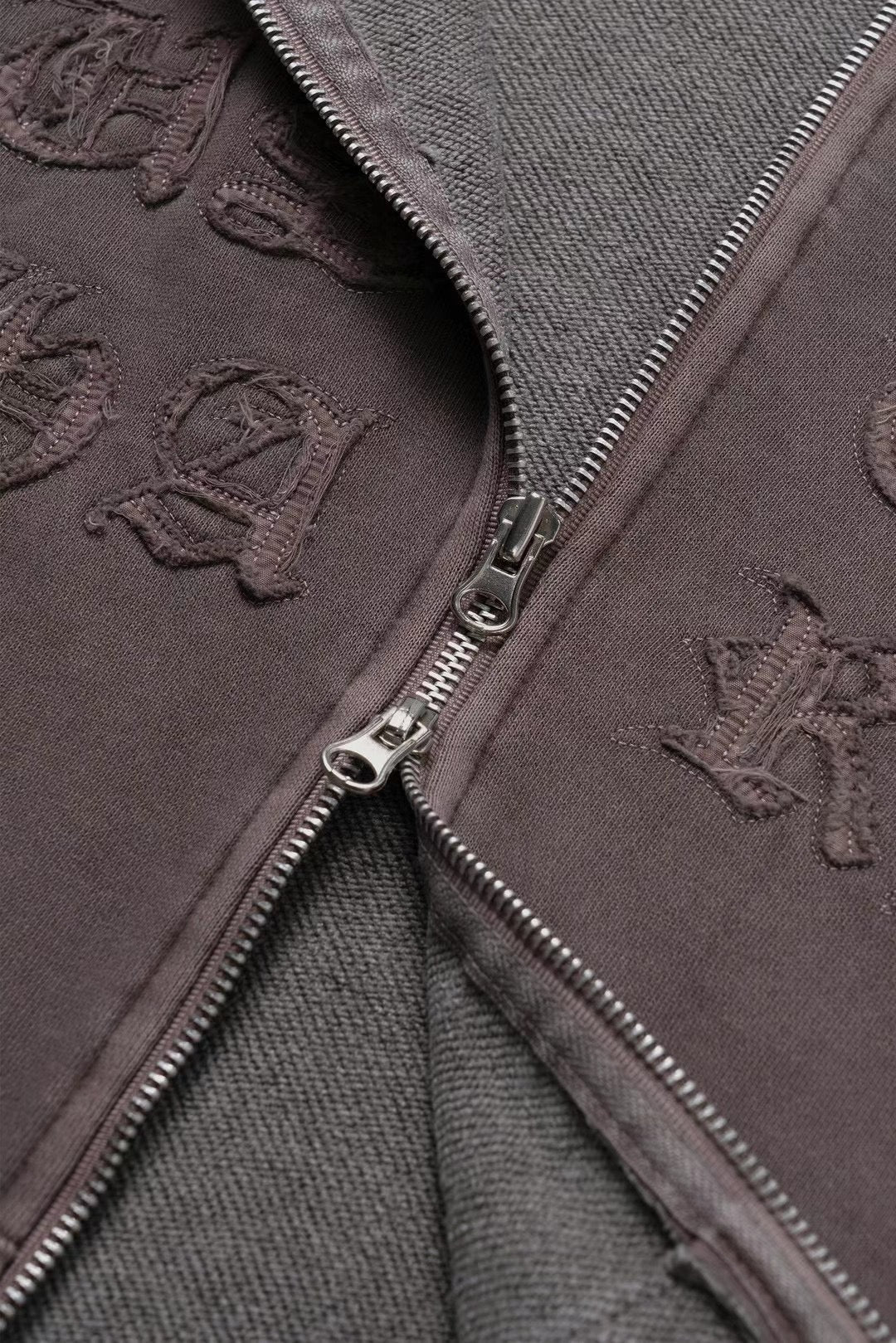 Embroidered Zip Jacket