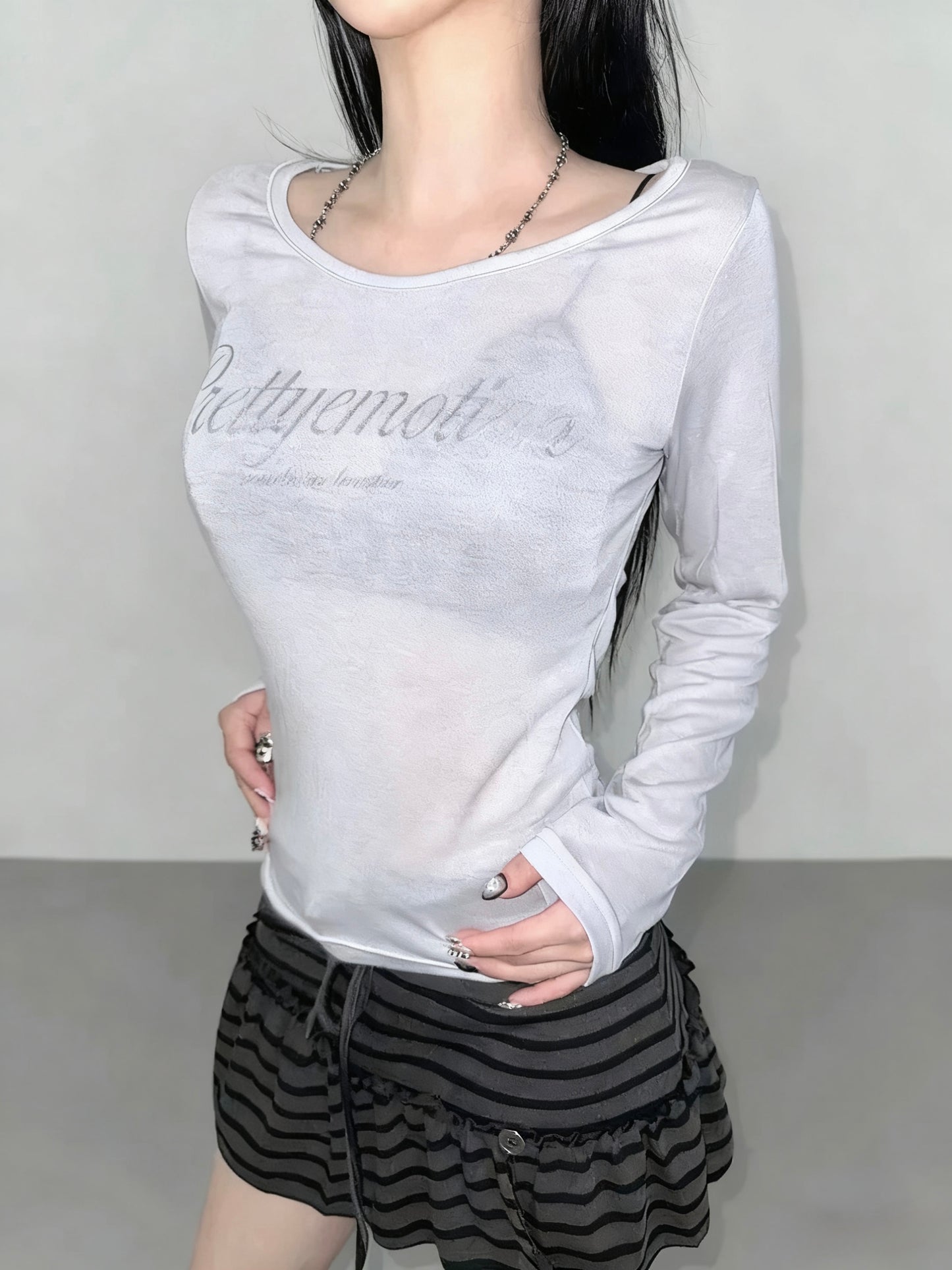 Silver Tingle Long Sleeve T-Shirt