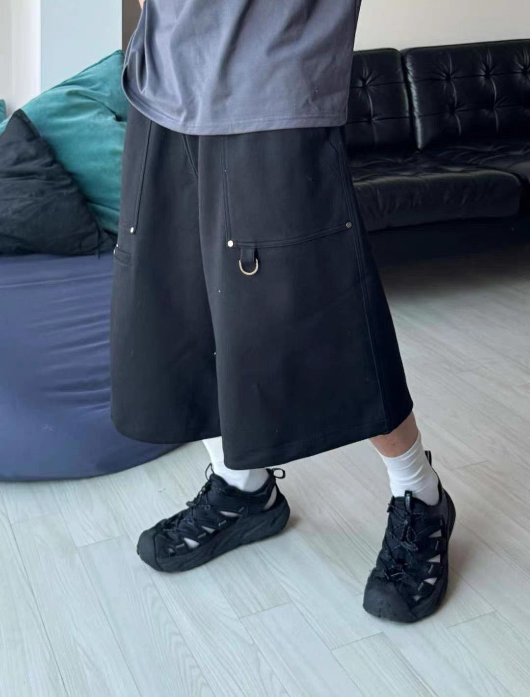 D-Ring Pocket Ankle Pants