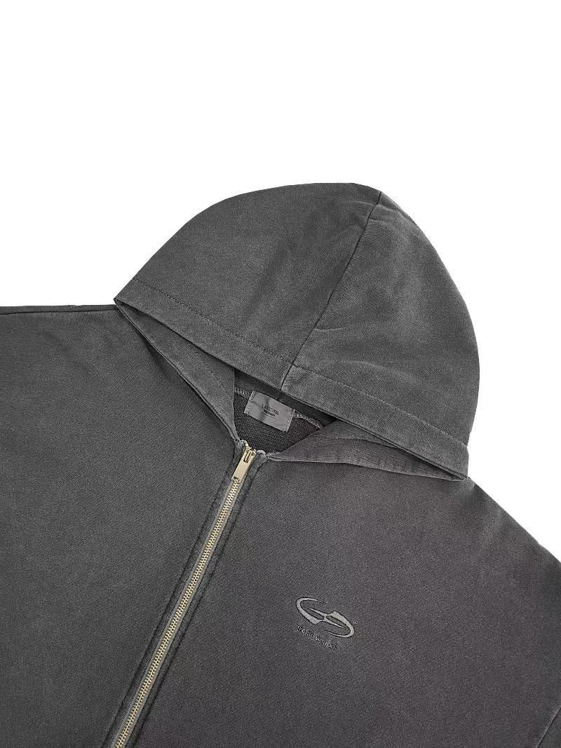 Symbol zip-up jacket