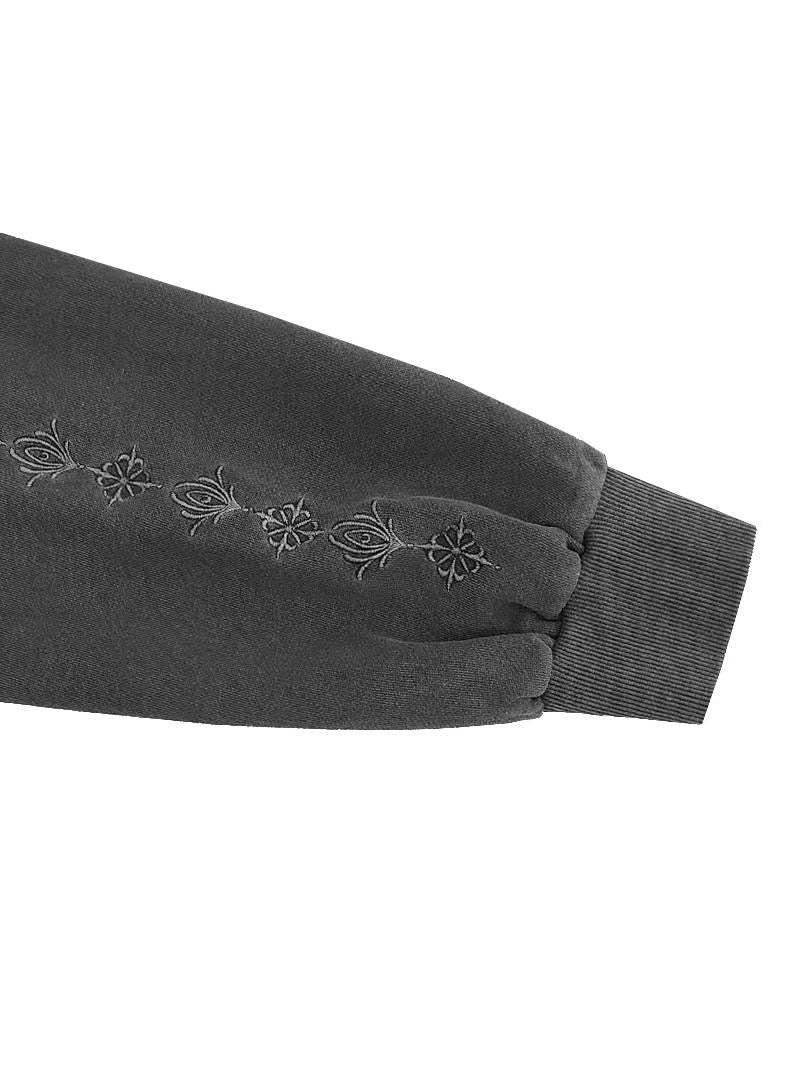 Symbol zip-up jacket