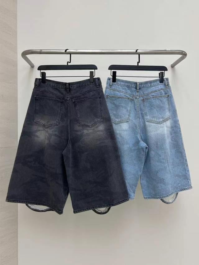 Dark Camouflage Bermuda Jeans
