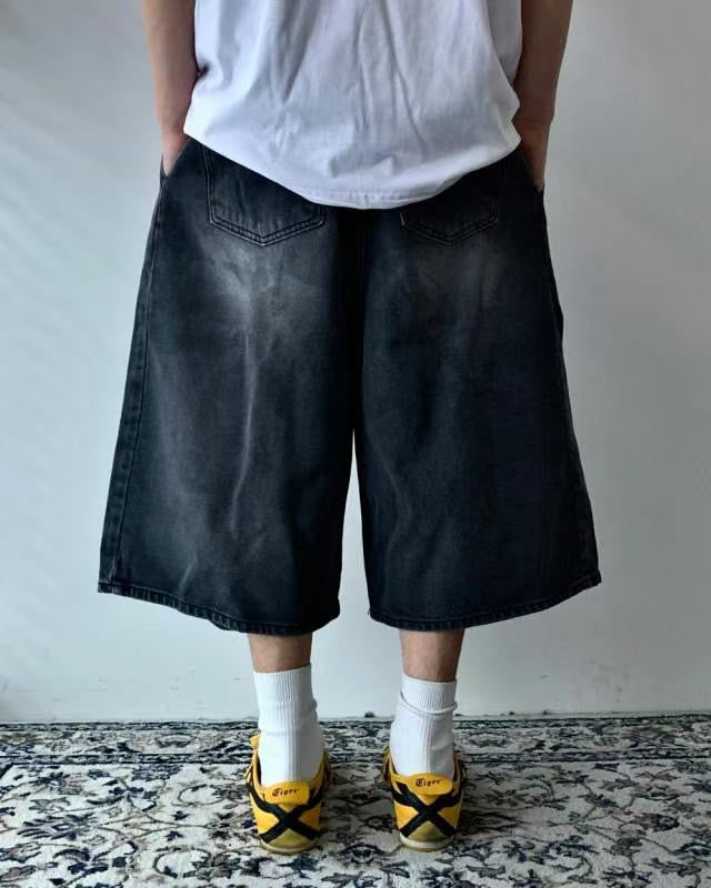 Dark Camouflage Bermuda Jeans
