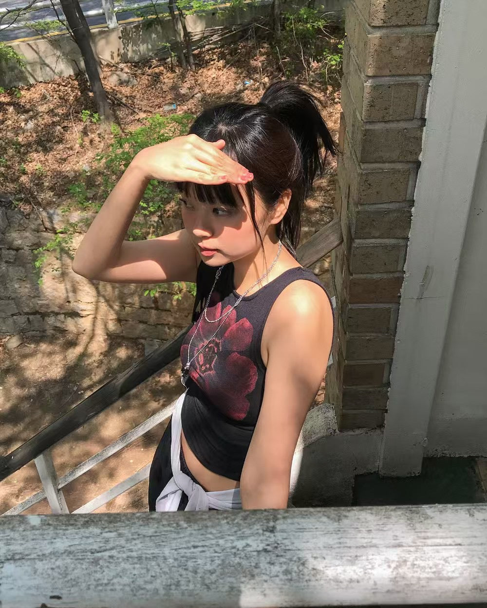 Floral Retro Slim Camisole
