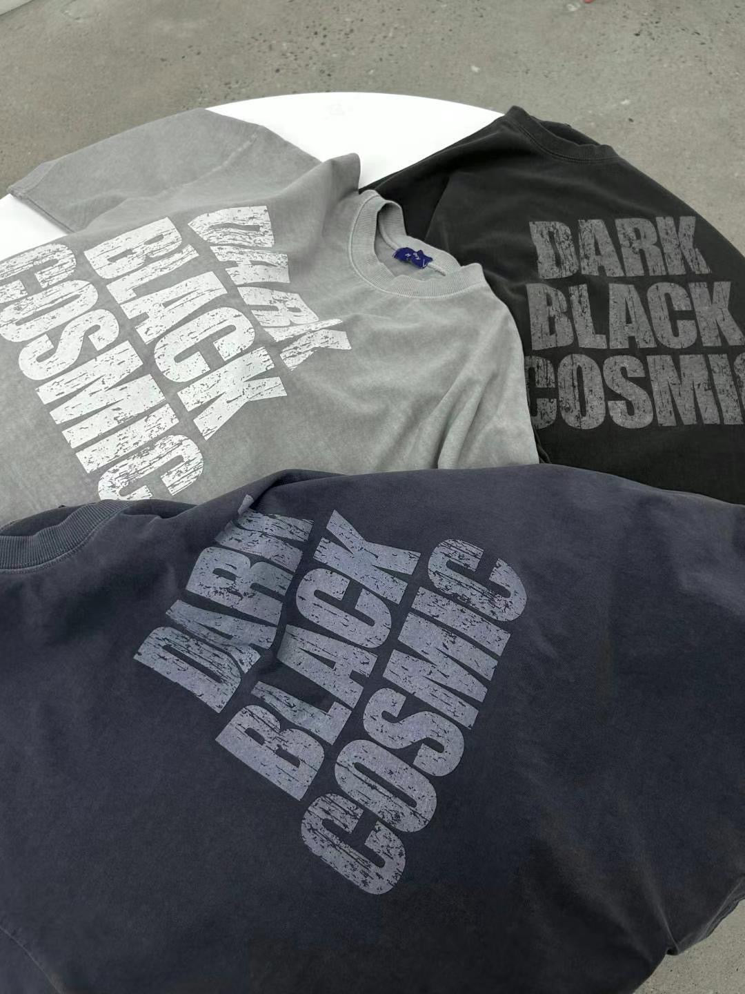 Pigment dark print Loose T-shirt Oversize