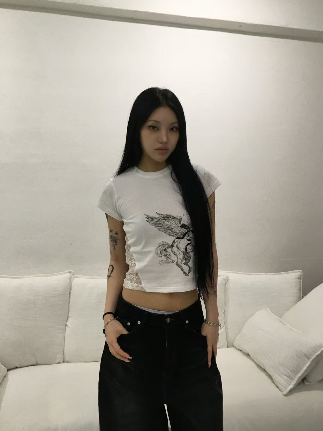 獨角獸短袖LaceT恤
