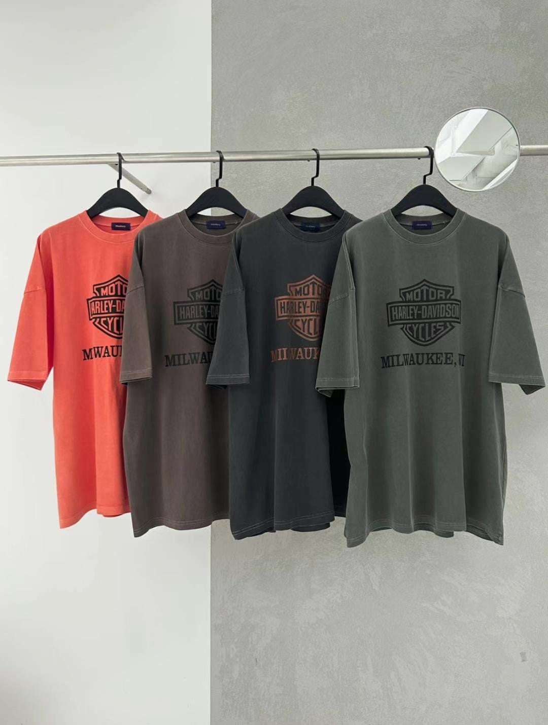 Harley Paint-Splash Boxy Tee