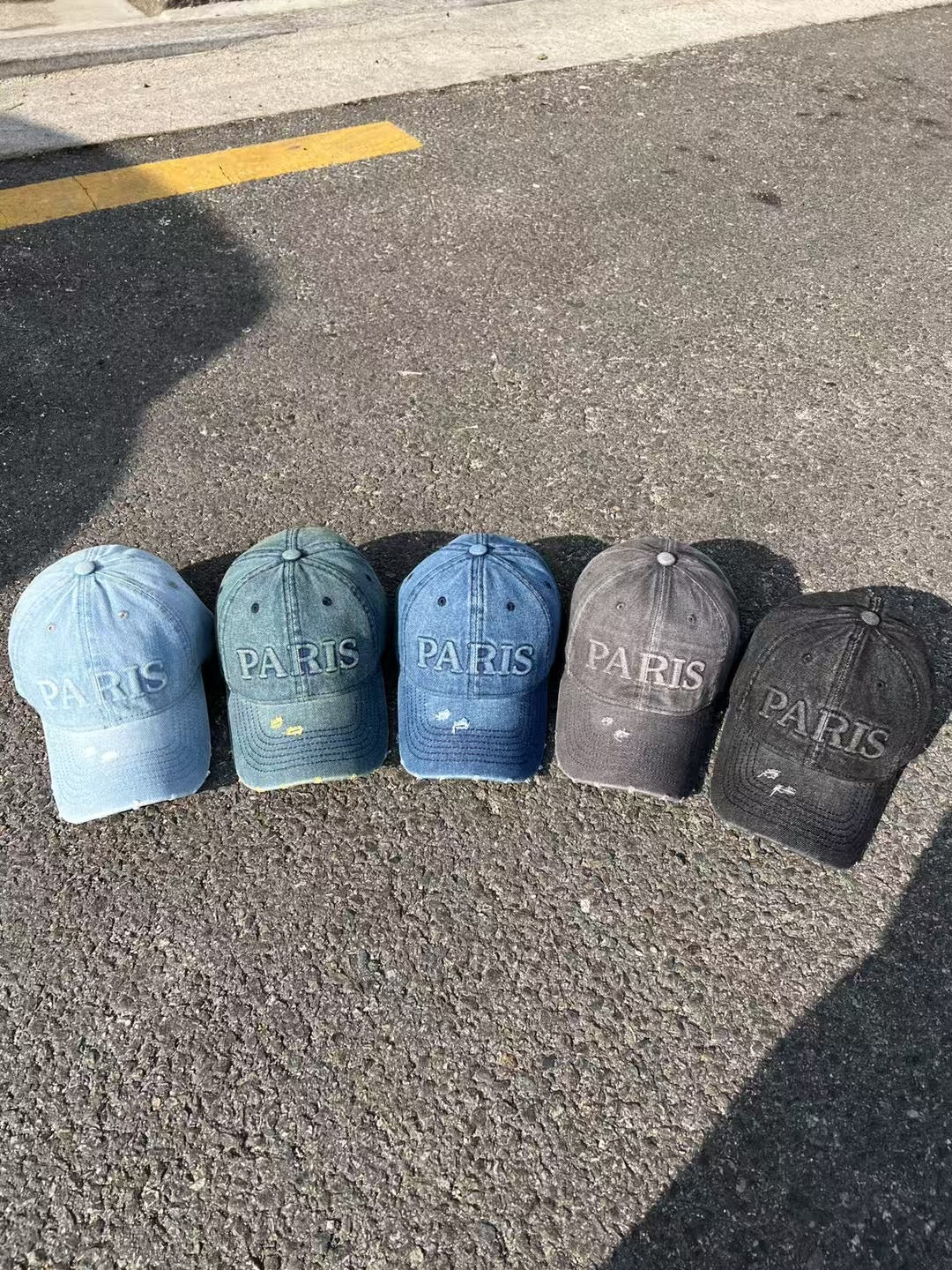 Paris Embossed Baseball Cap