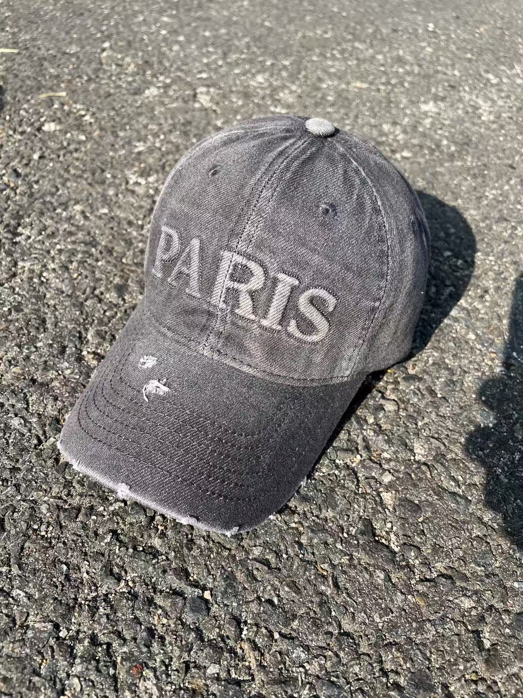 Paris Embossed Baseball Cap