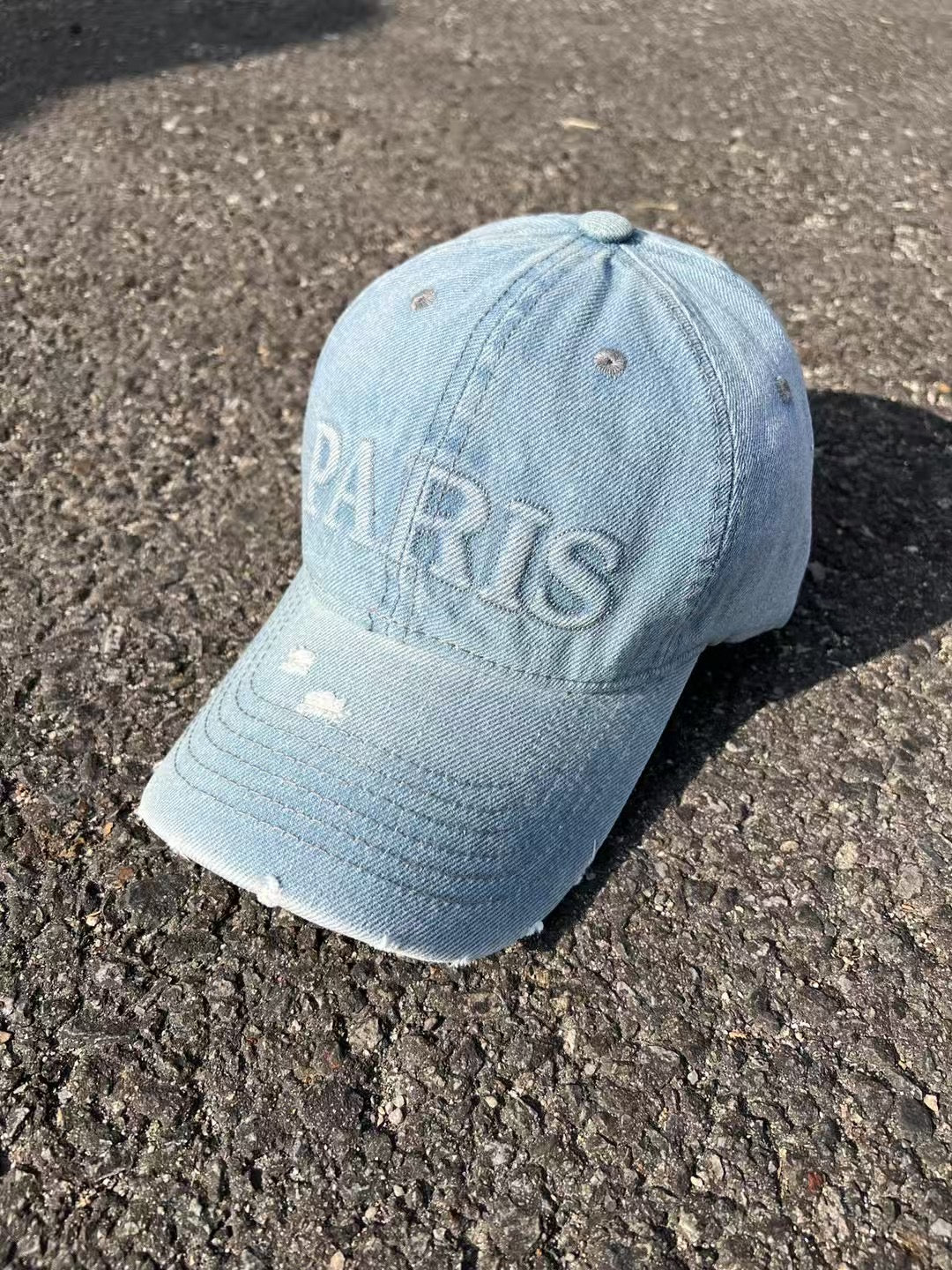 Paris Embossed Baseball Cap