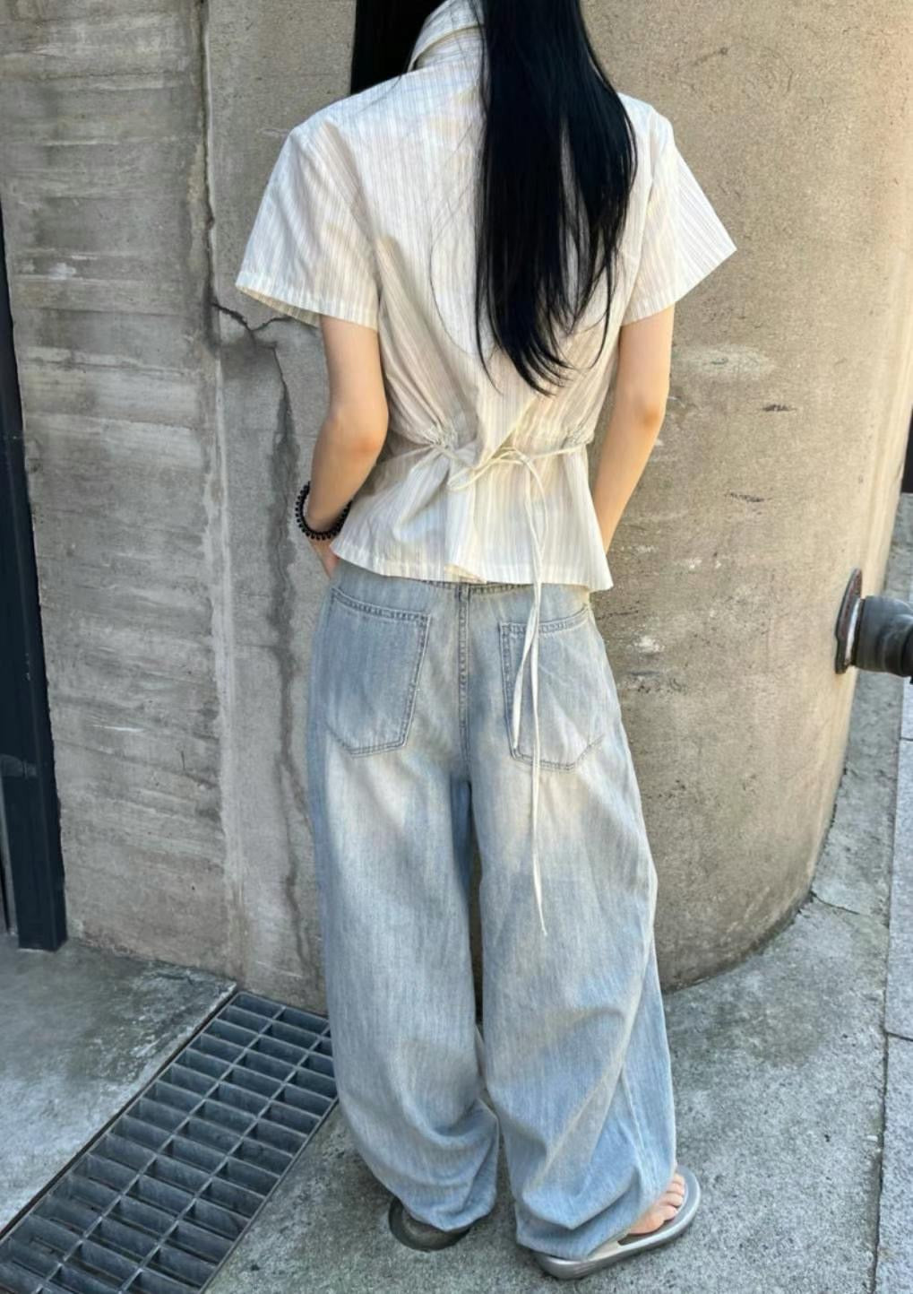 Dust-Wash Denim Jeans