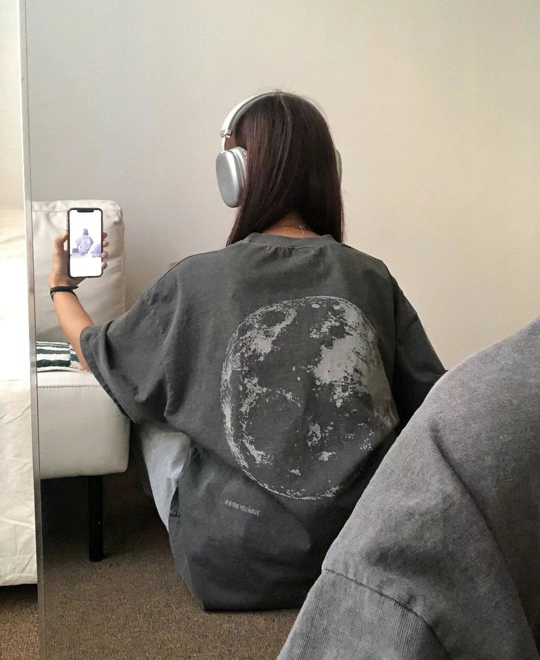 Vintage Moon-Wash Tentadumble Tee – Unisex