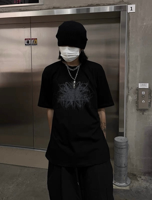 Line-Print Street Tee