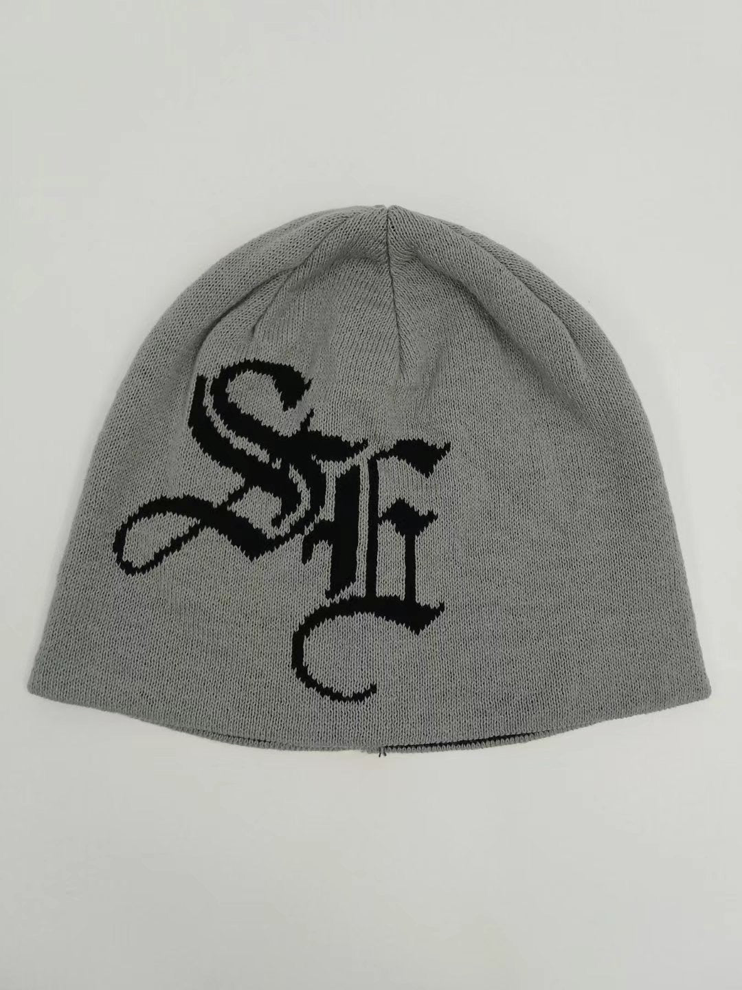 Letter Fisherman Knit Cap
