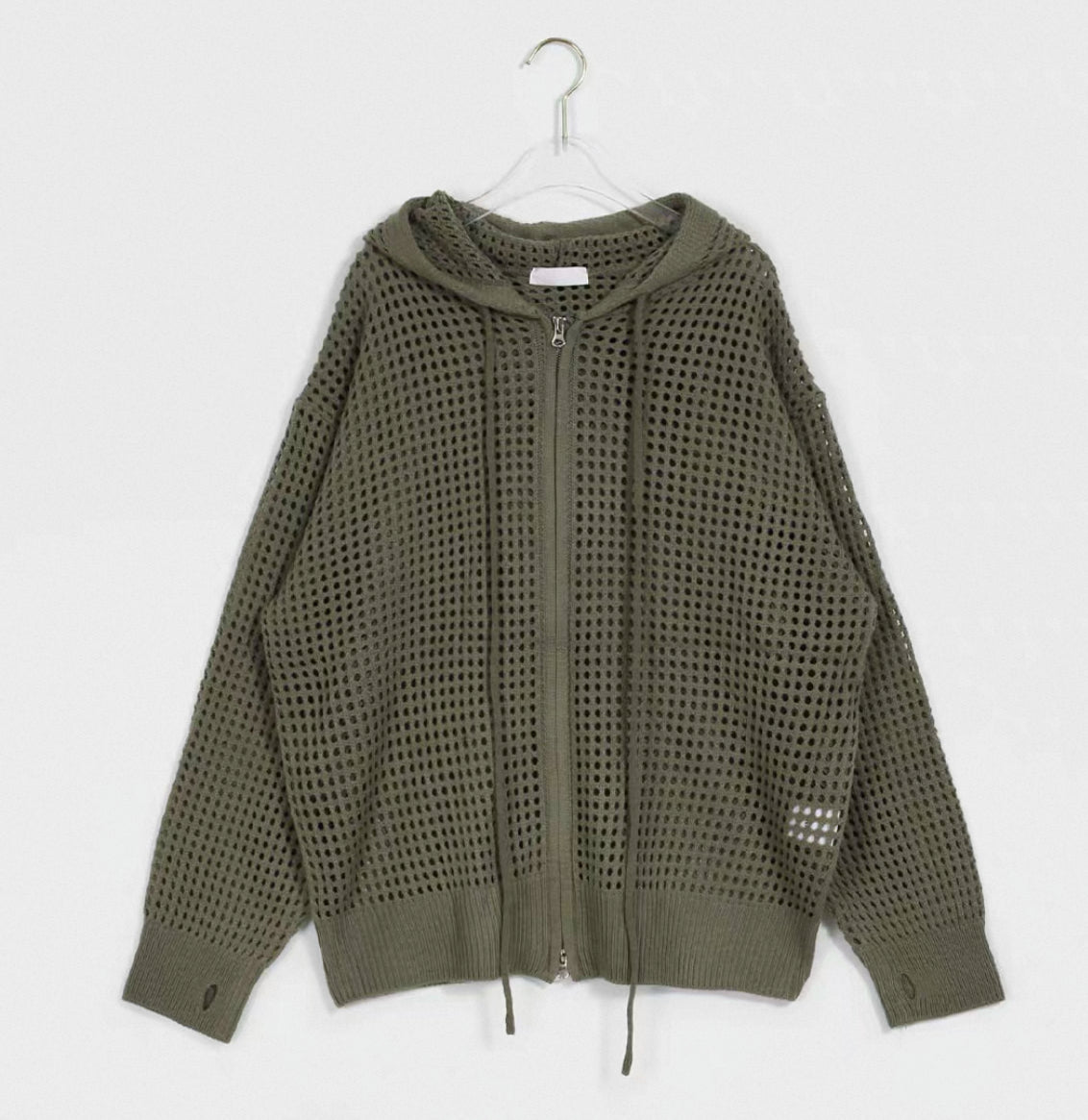 Unisex Cut-Out Hooded Jacket