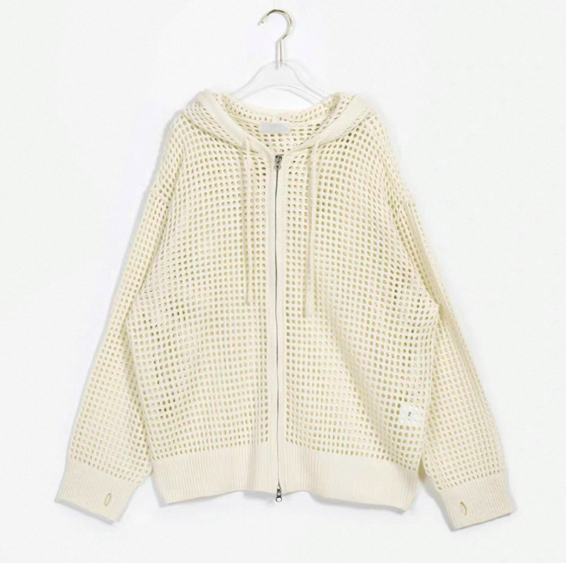 Unisex Cut-Out Hooded Jacket