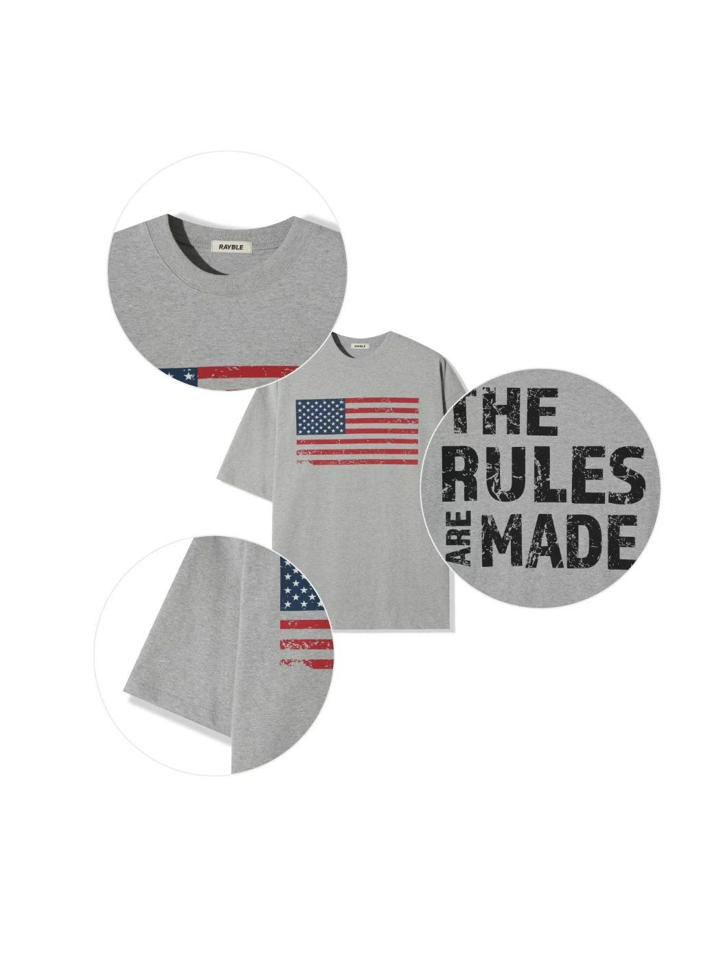 American Flag Graphic Tee