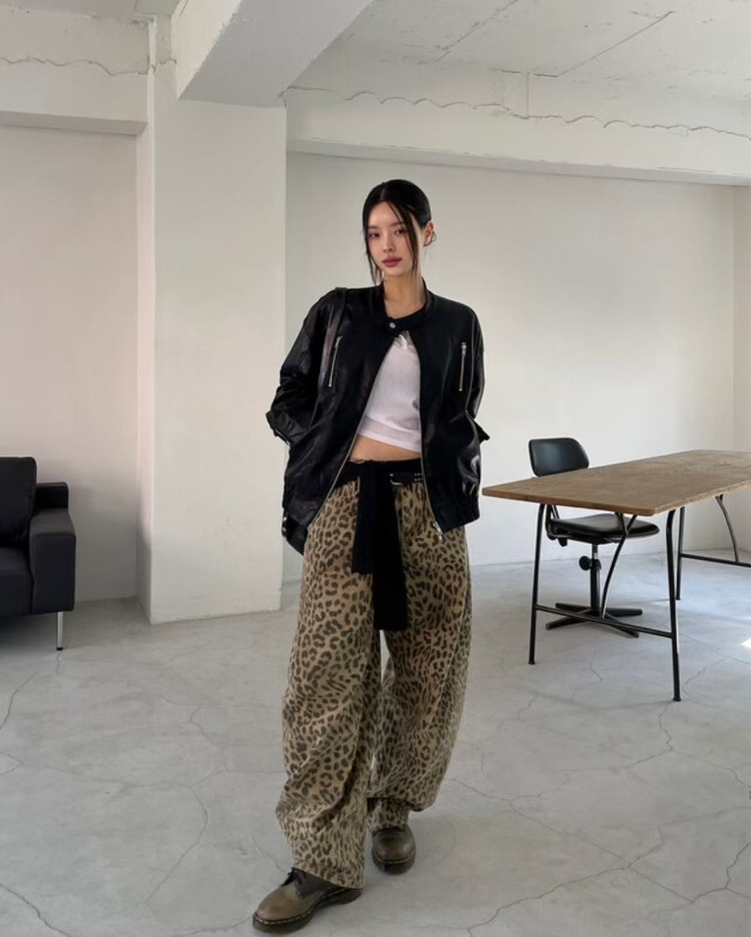 Unisex Leopard Balloon Pants