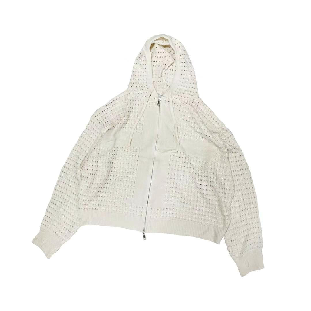 Crochet Zip-Up Jacket
