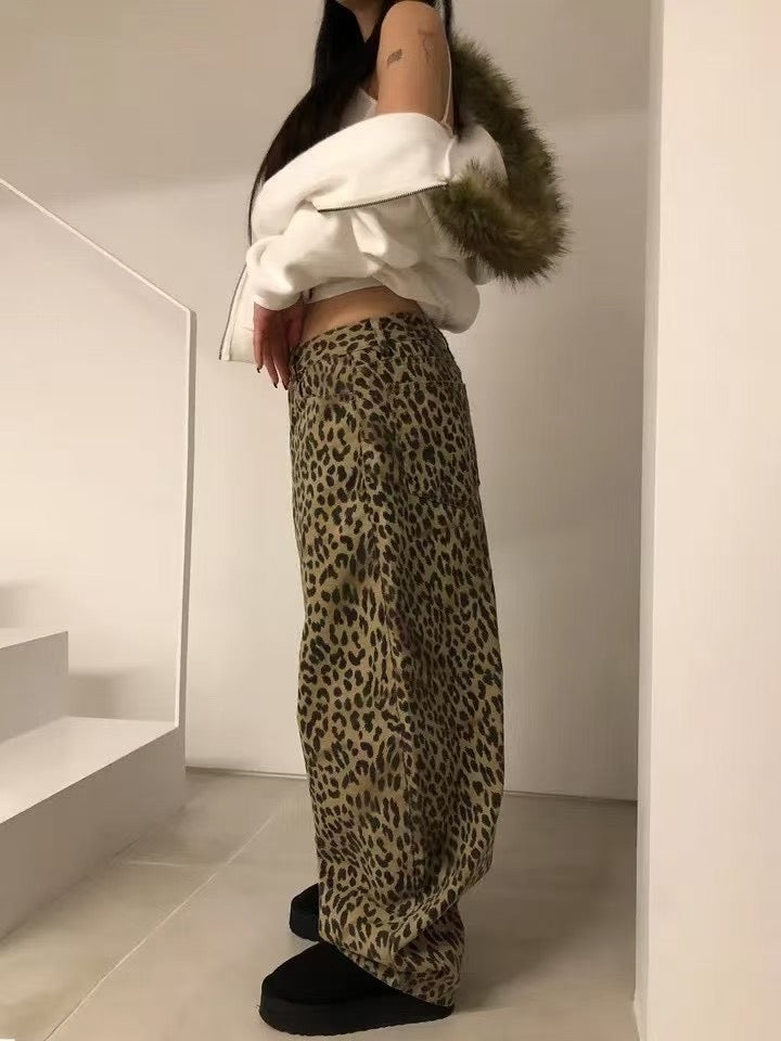 Unisex Leopard Balloon Pants