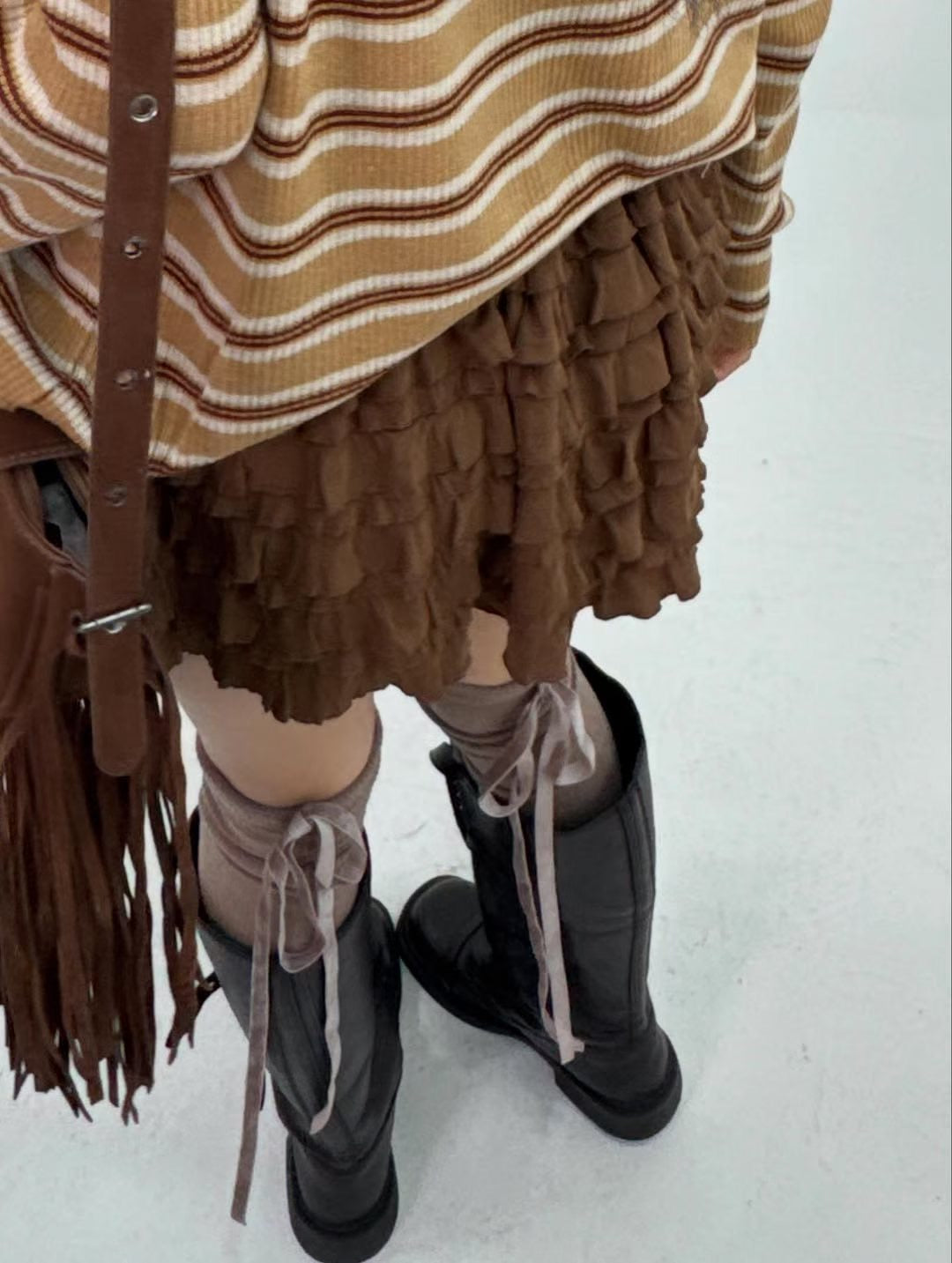 Pleated Mini Skirt