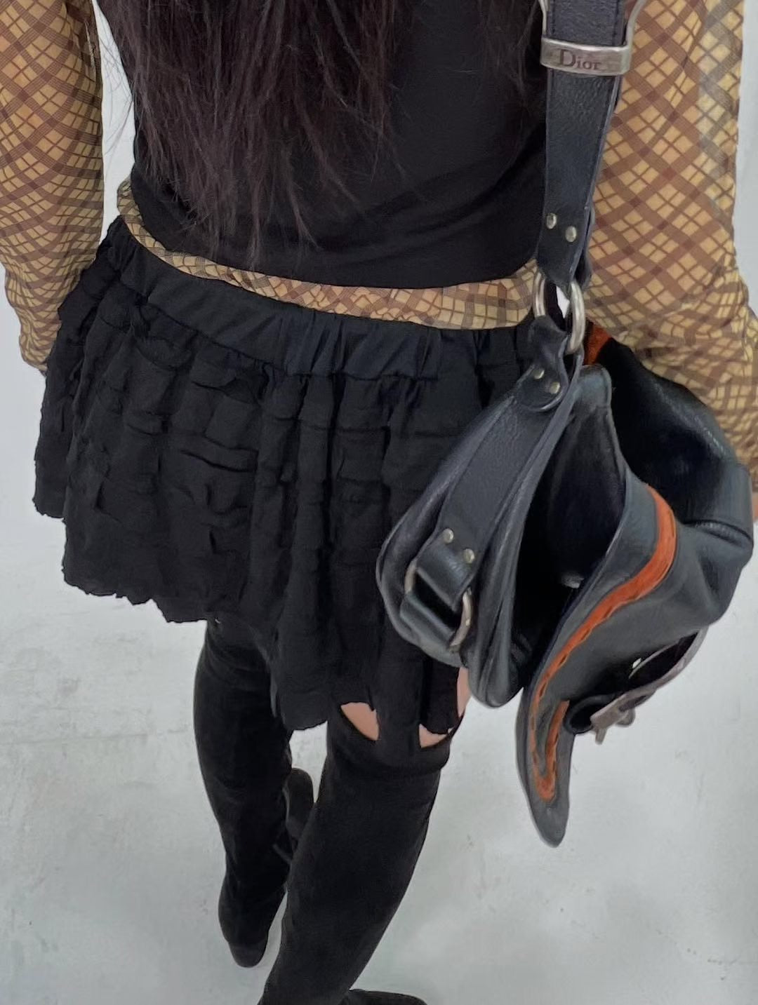 Pleated Mini Skirt