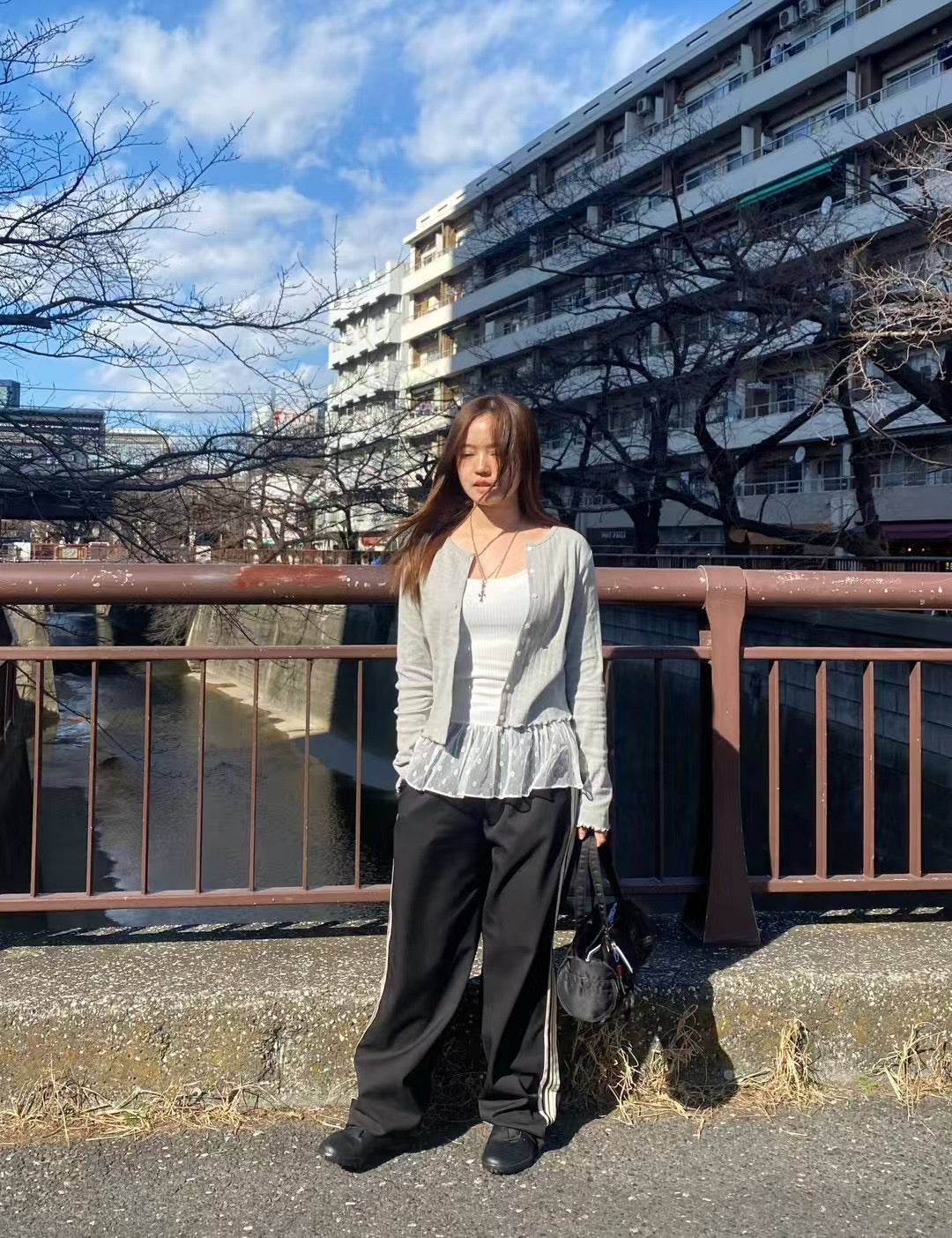 吊帶WAFFLE LAYER TOP