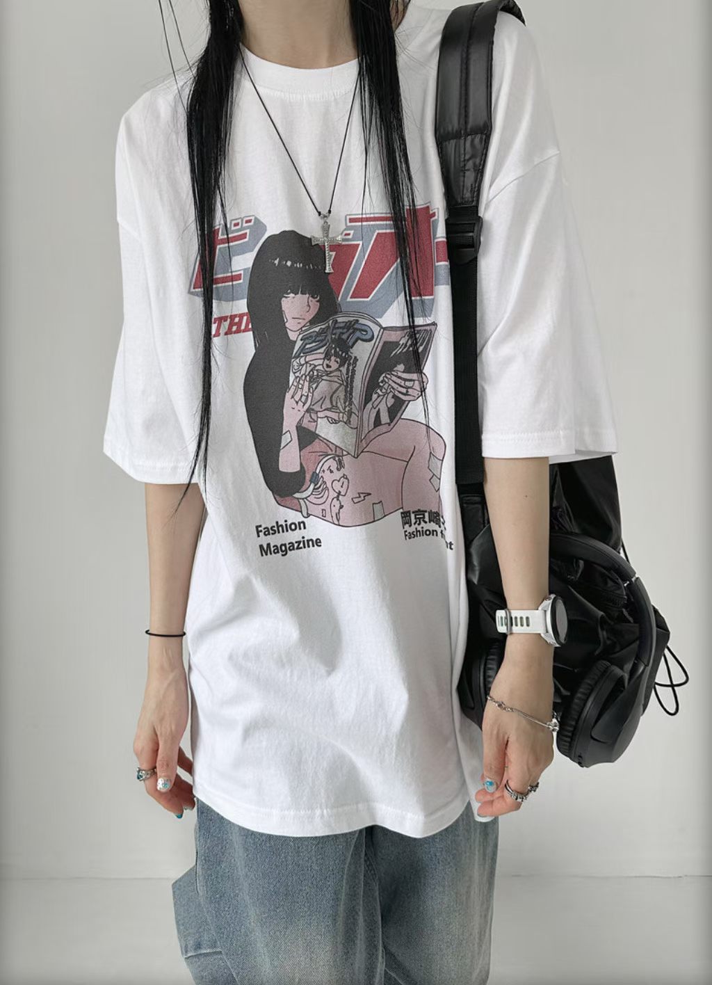 Retro Magazine Girl Tee