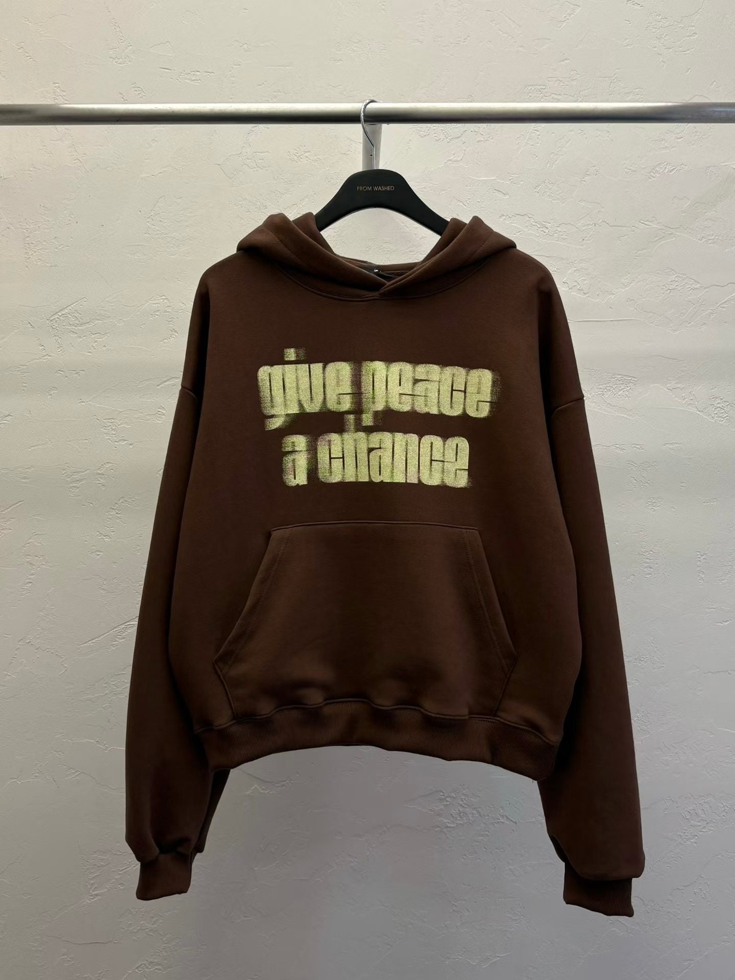 give peace a chance short hoodie