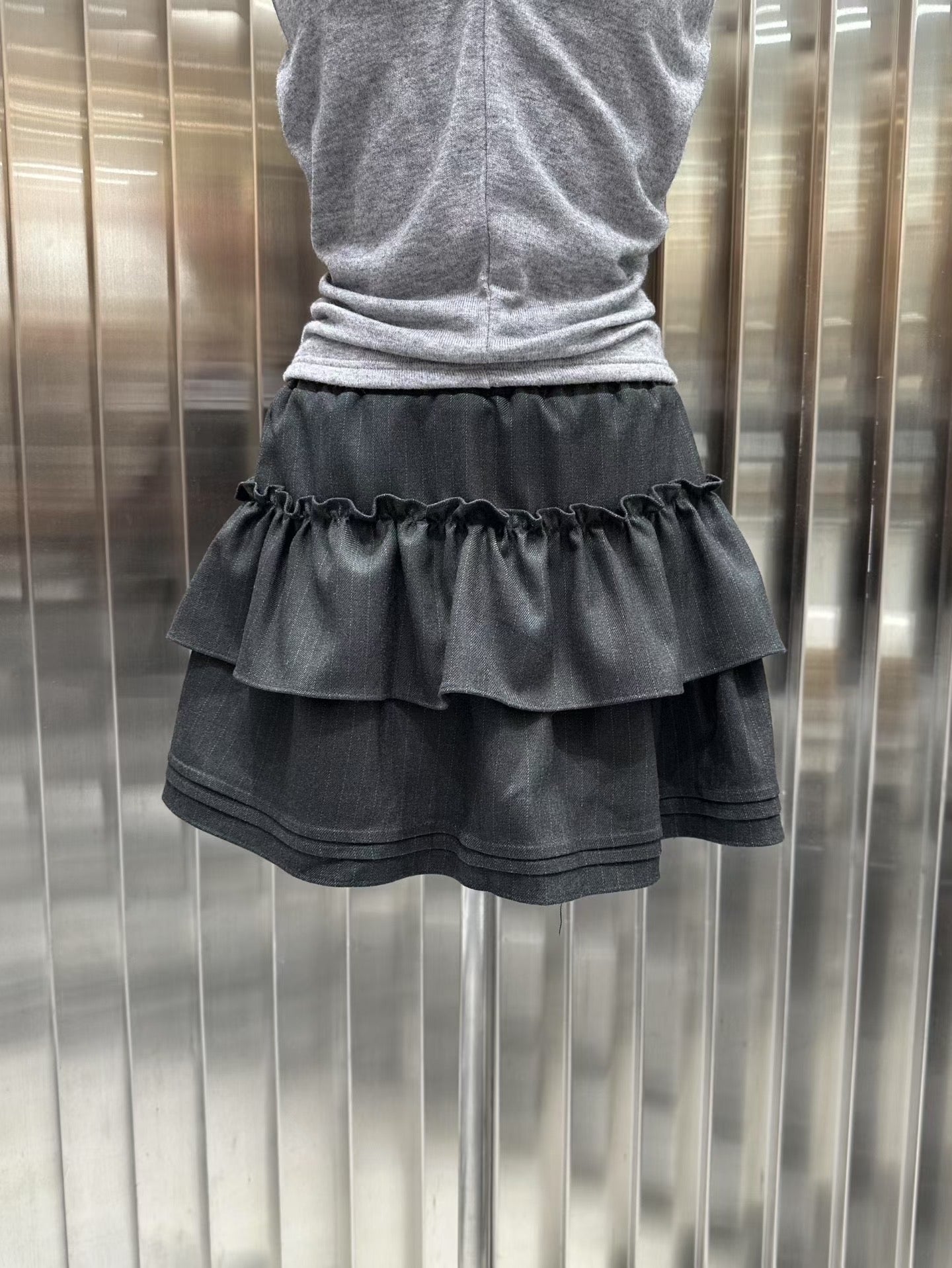 Ruffled Tiered Skirt