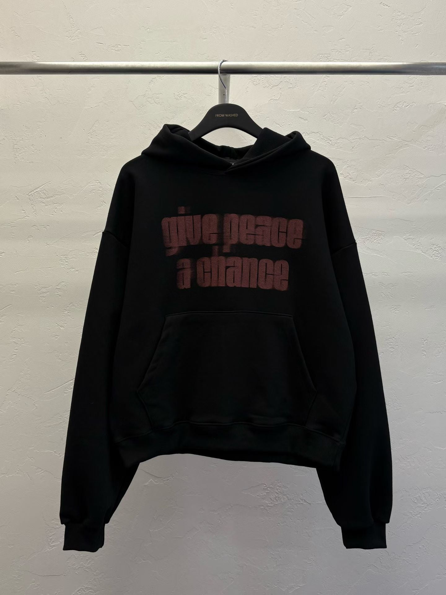 give peace a chance short hoodie