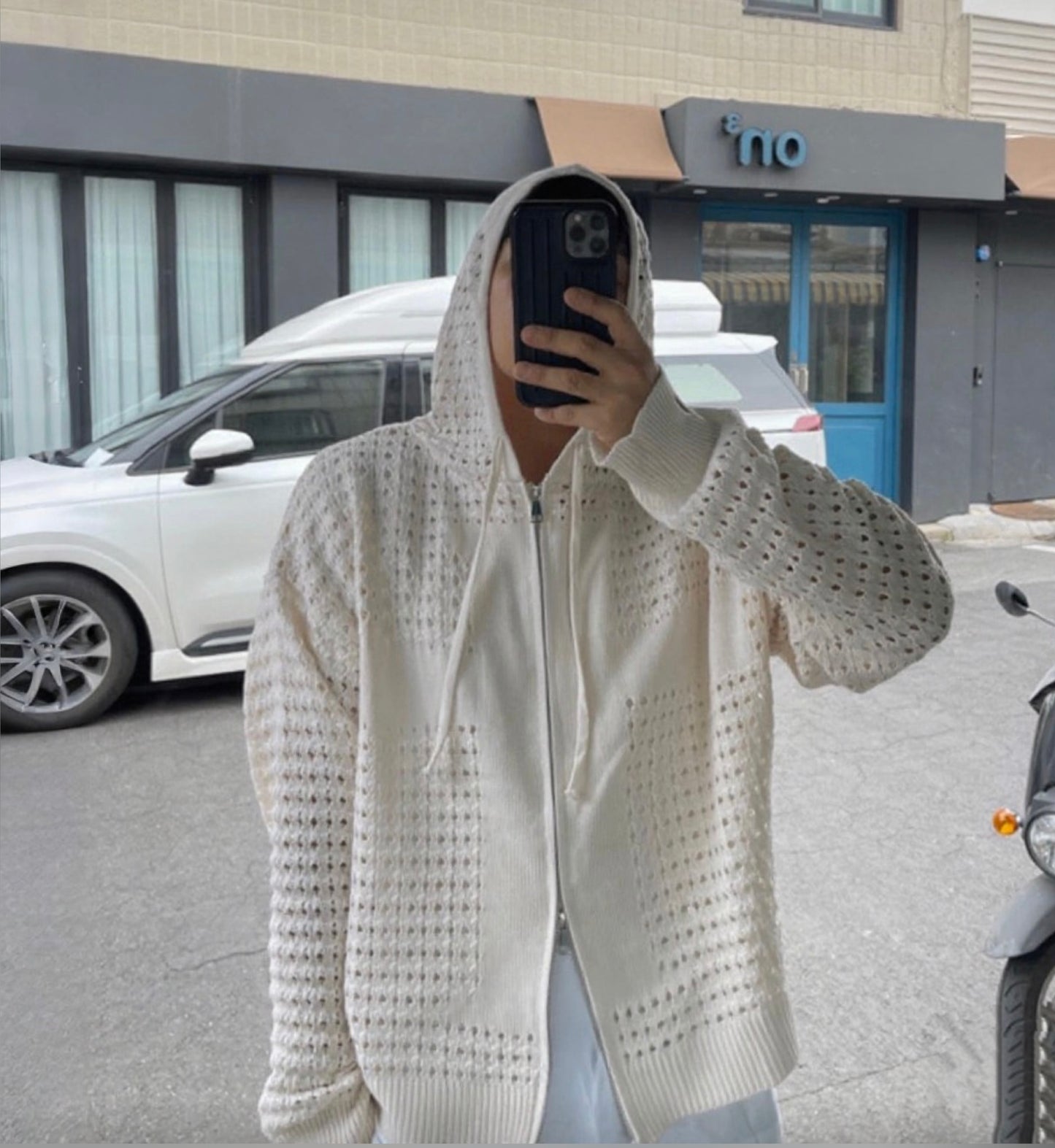 Crochet Zip-Up Jacket