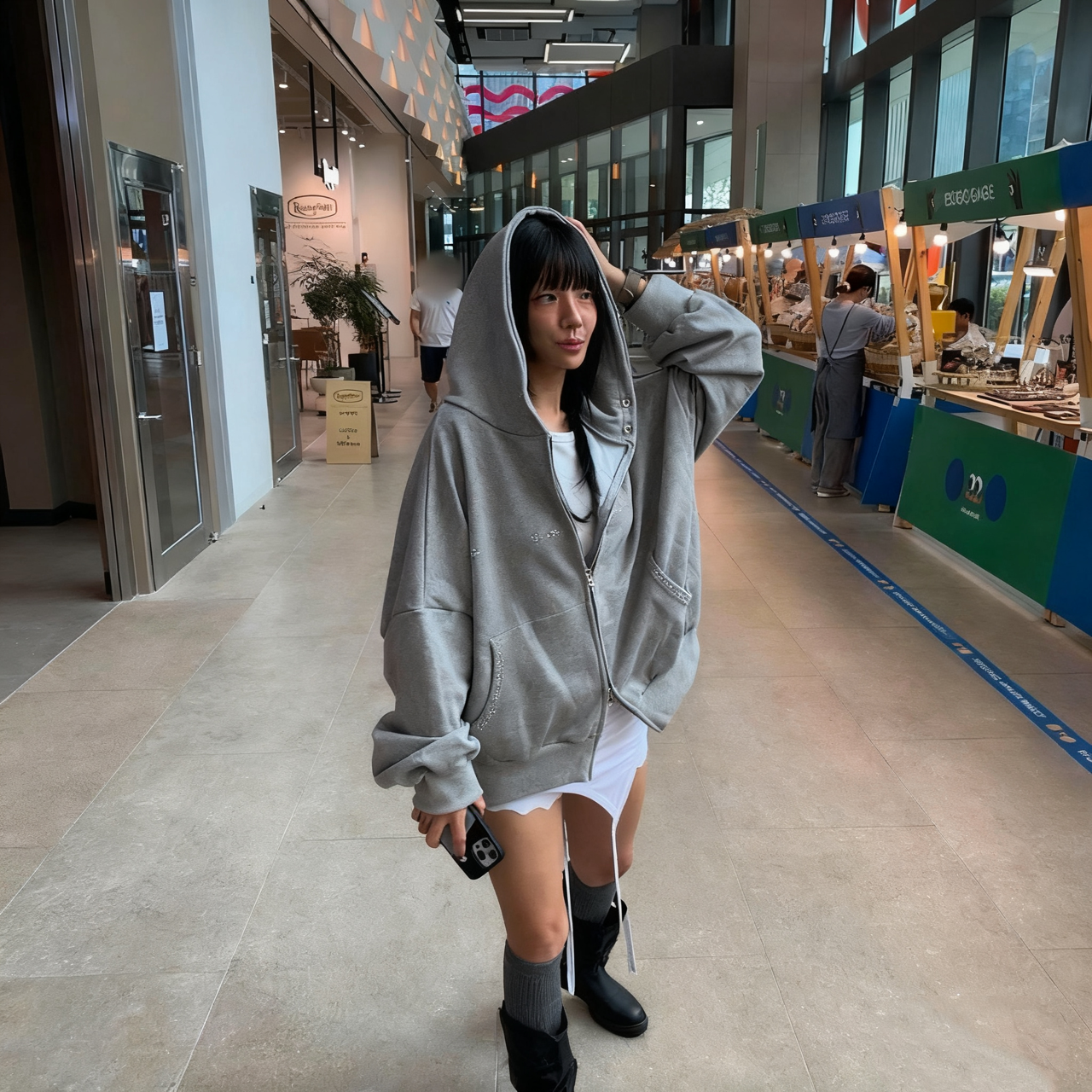 Riveted Zip Hoodie UNISEX