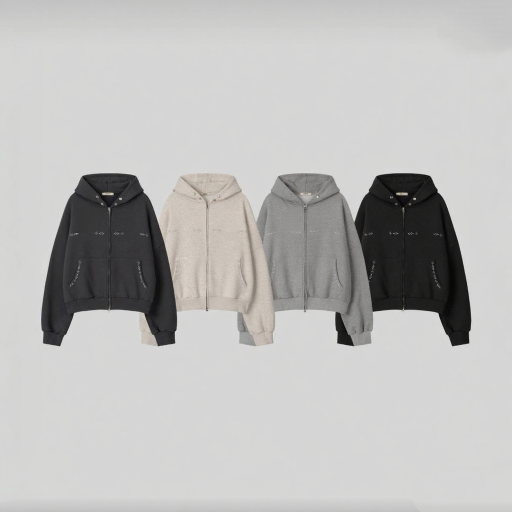 Riveted Zip Hoodie UNISEX